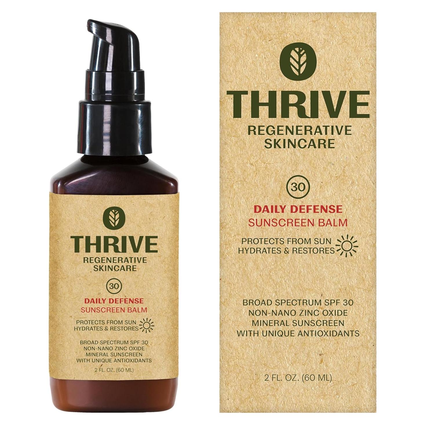 Protector Solar Facial Thrive Natural Care SPF 30 - 60 ml