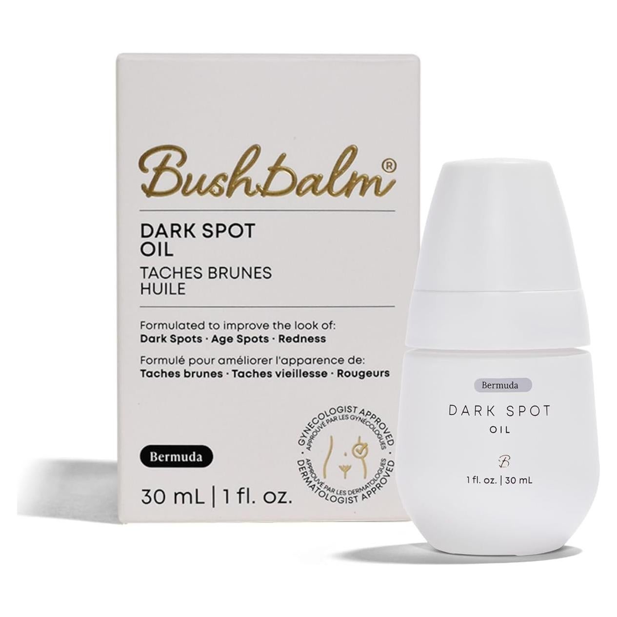 Aceite para Manchas Oscuras Bushbalm 30 ml - Ilumina y Reduce Hiperpigmentación