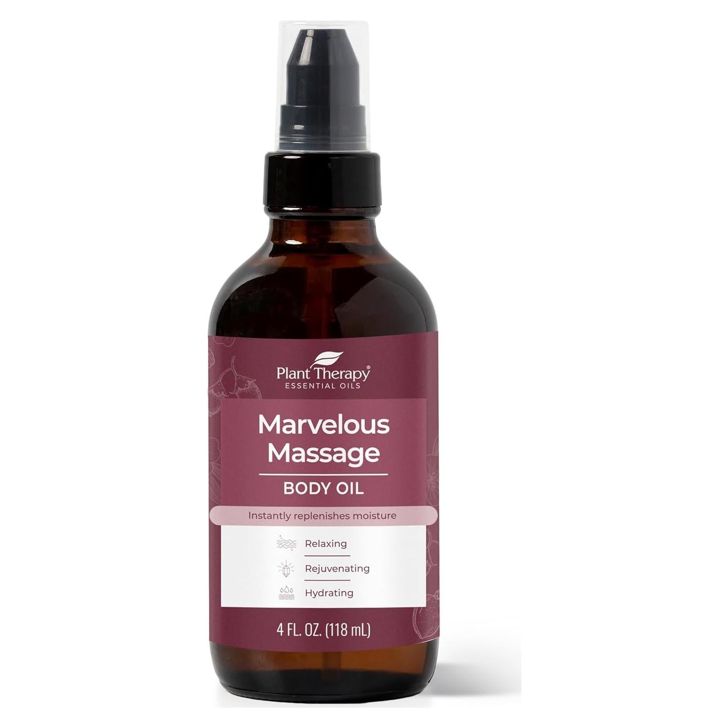 Aceite Portador de Masaje Maravillosa Plant Therapy 118 ml