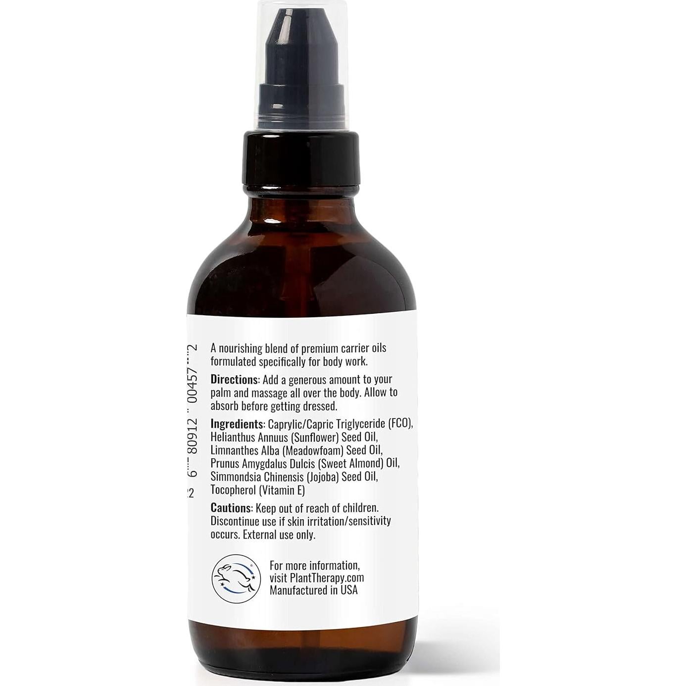 Aceite Portador de Masaje Maravillosa Plant Therapy 118 ml