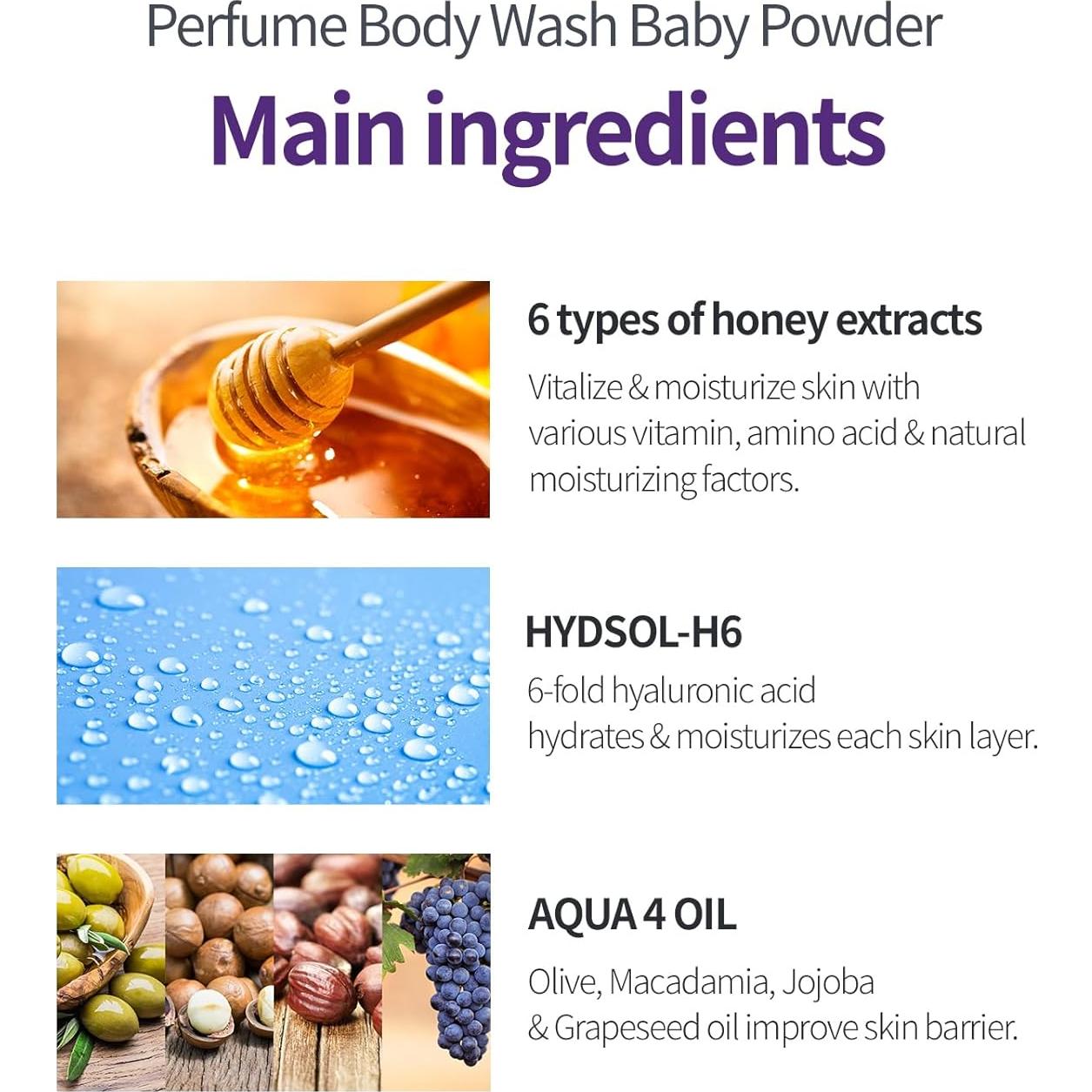 Gel de Ducha Hidratante TAENAM 500 ml - Fragancia Polvo de Talco