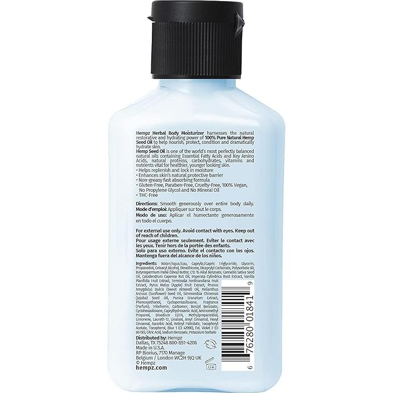 Crema Hidratante Corporal Hempz 63.63 ml - Triple Humedad