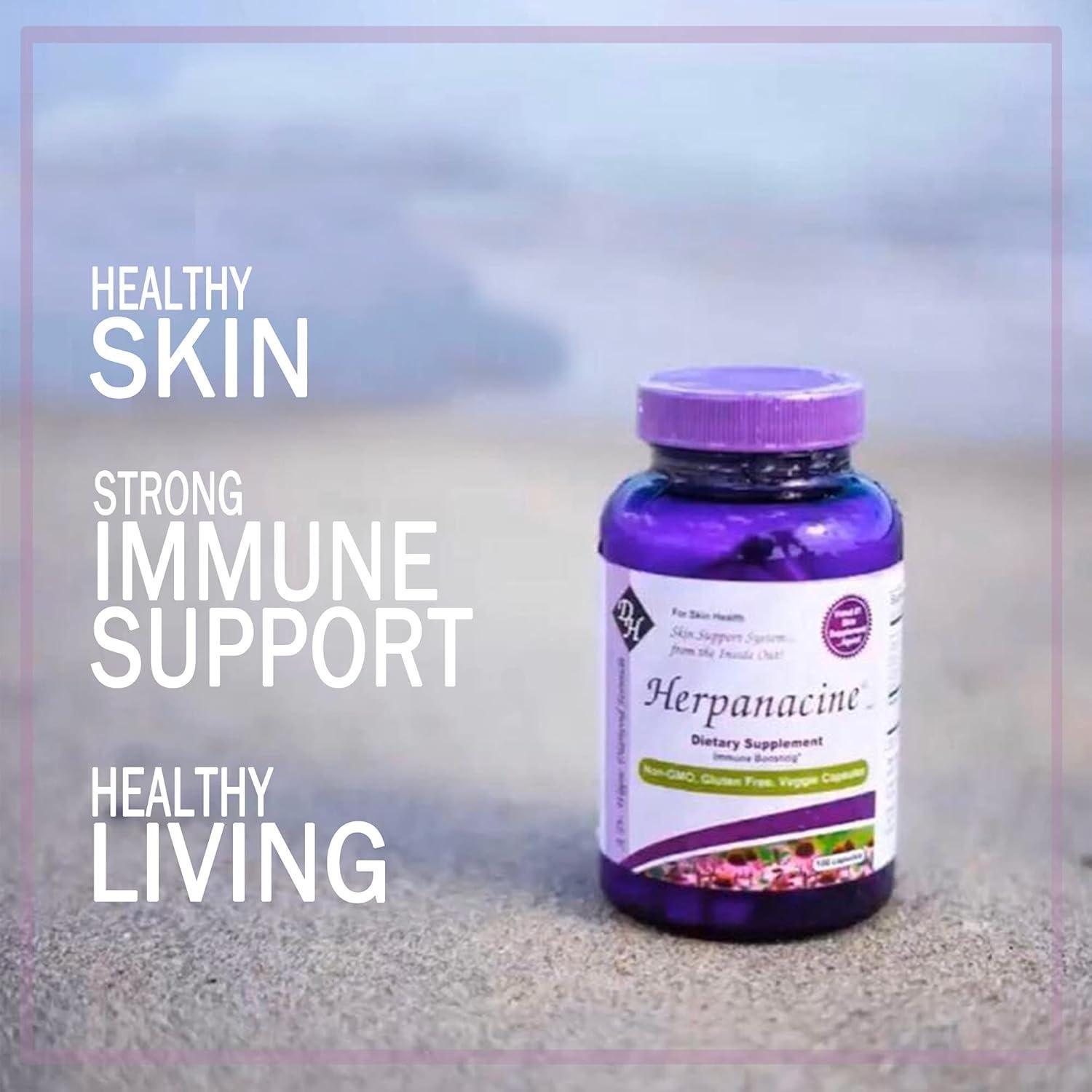 Suplemento Natural para la Piel Diamond Herpanacine 200 Cápsulas