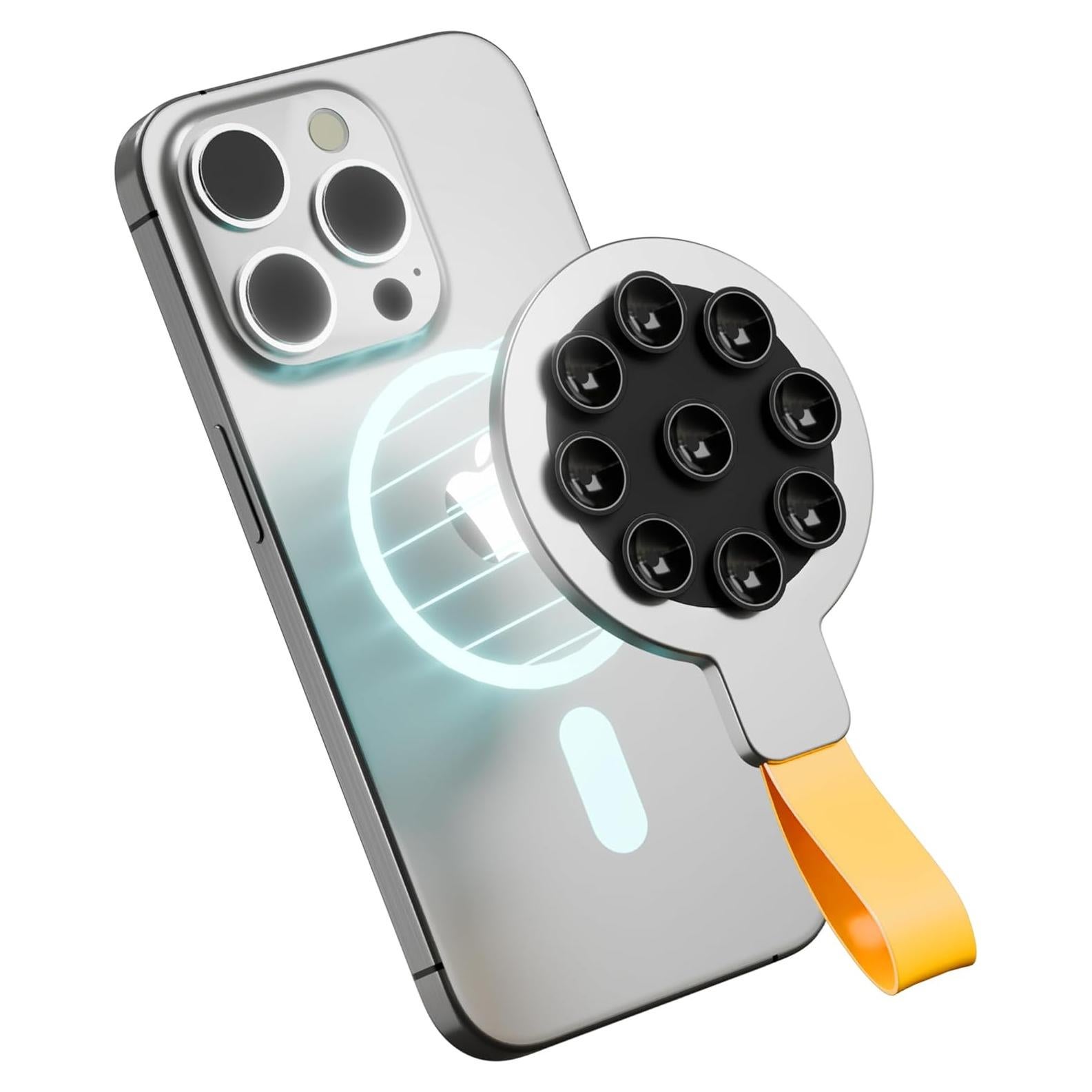 Soporte para teléfono magnético CHOWDOLANG amarillo 0.99 kg