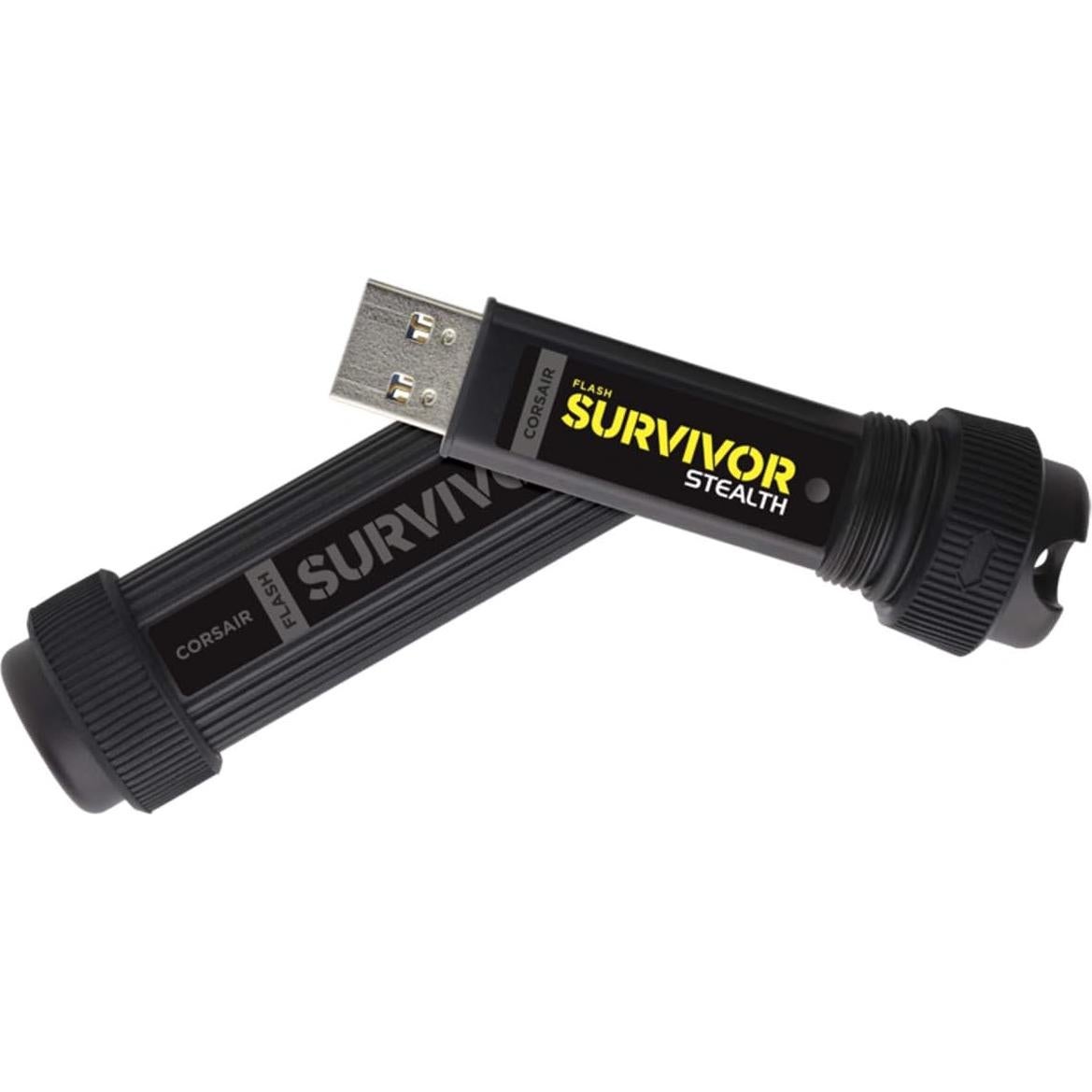 Pendrive Corsair Flash Survivor Stealth 64GB USB 3.0 Negro