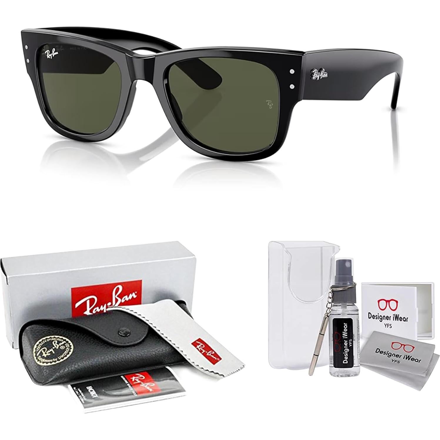 Gafas de Sol Ray-Ban RB0840S Mega Wayfarer Unisex + Kit