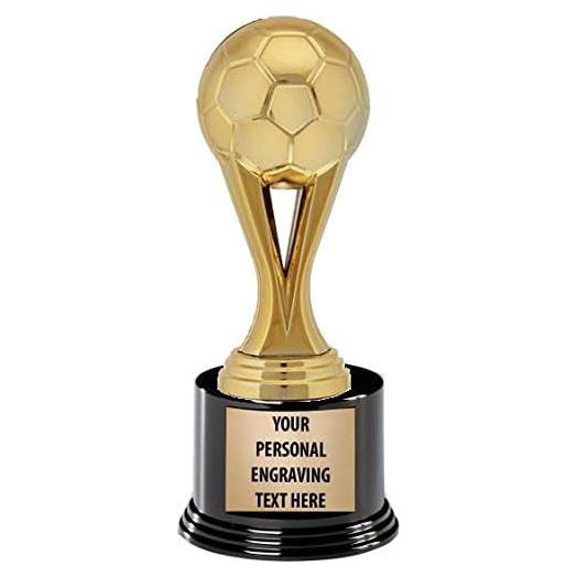 Trofeo de Fútbol Personalizado Crown Awards 18.42 cm Dorado