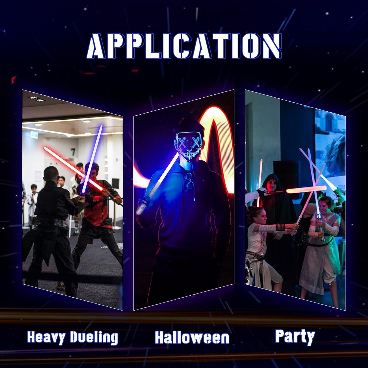 Sable de Luz LED YDDSABER 97 cm Azul, Recargable, 4 Modos FX