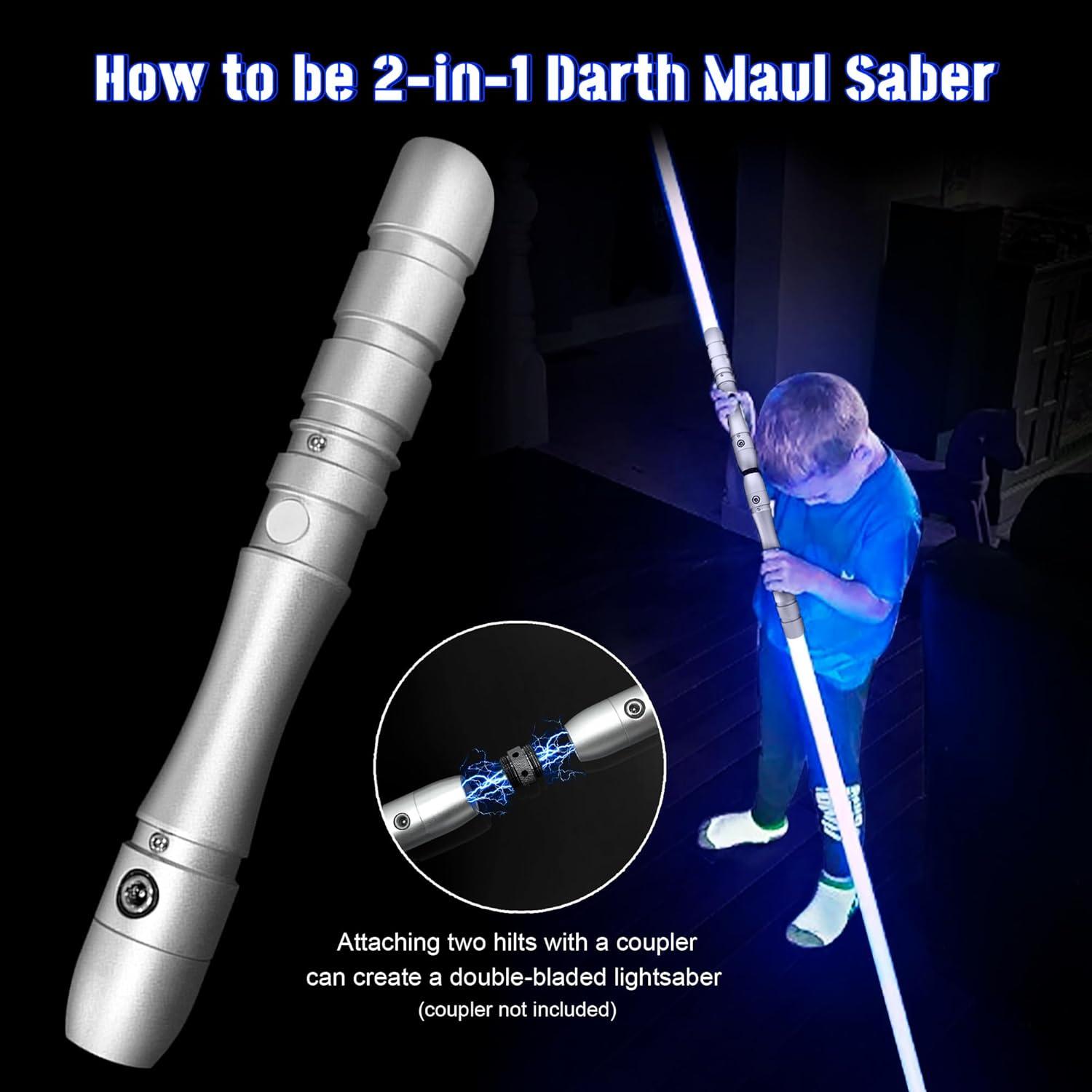 Sable de Luz LED YDDSABER 97 cm Azul, Recargable, 4 Modos FX