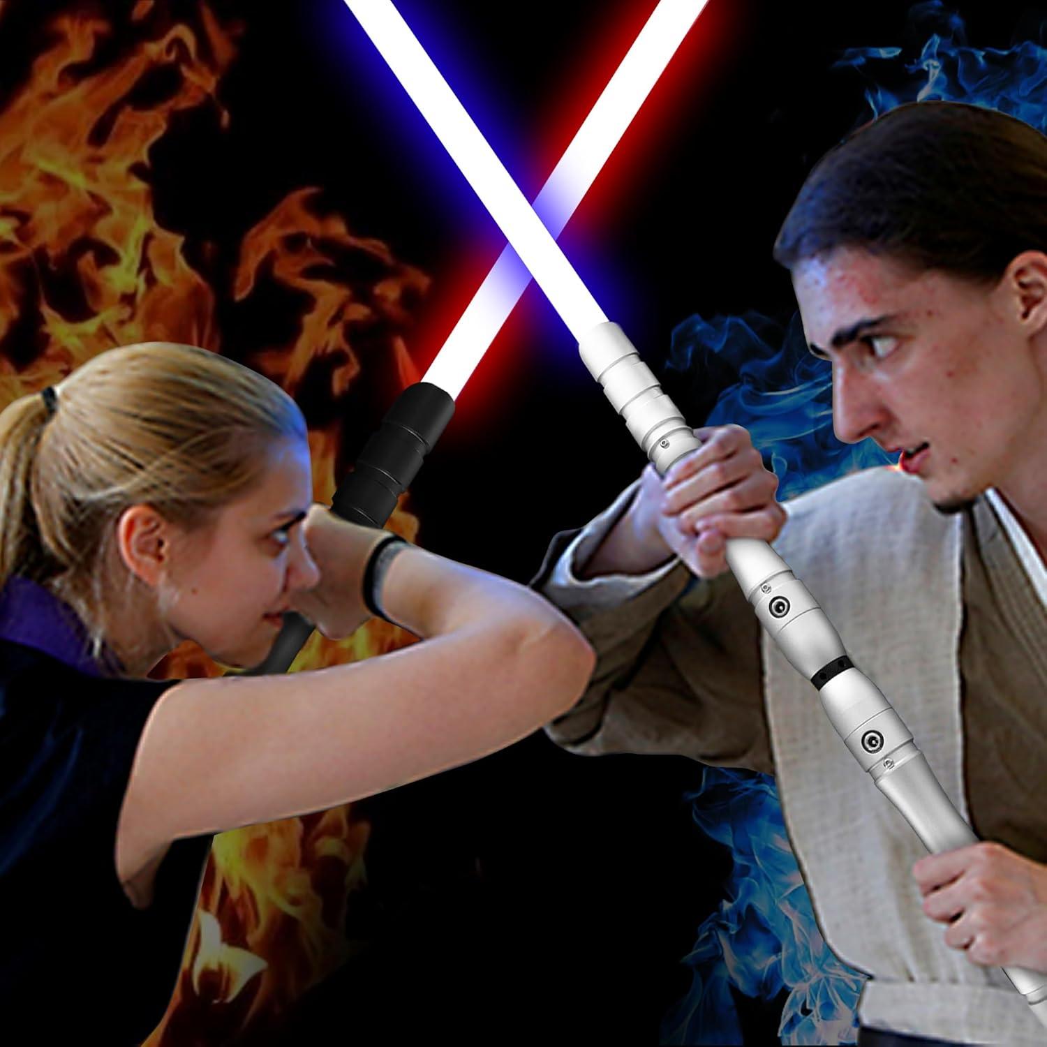 Sable de Luz LED YDDSABER 97 cm Azul, Recargable, 4 Modos FX