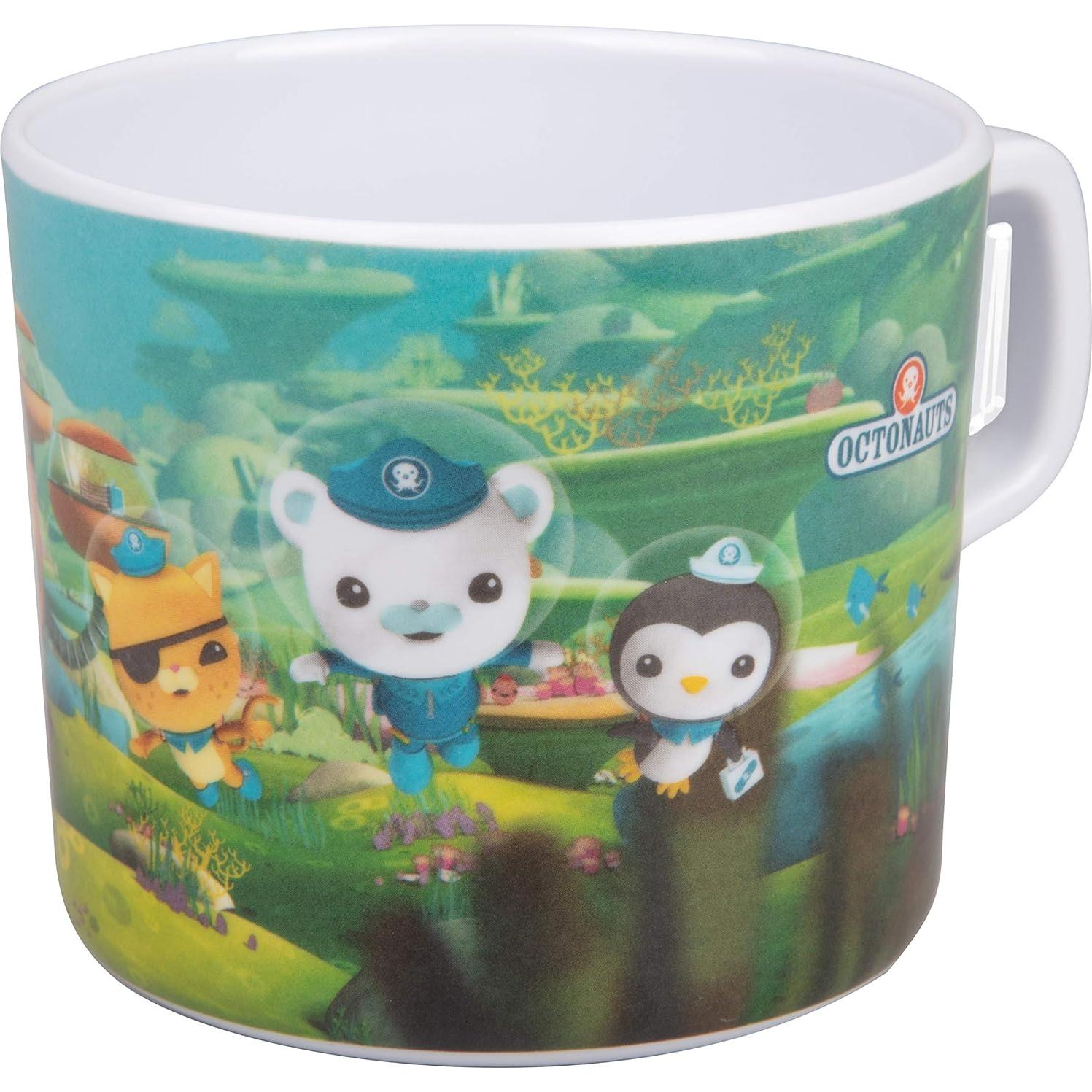 Juego de Comida Octonauts 5 Piezas - Plato, Tazón, Vaso, Utensilios