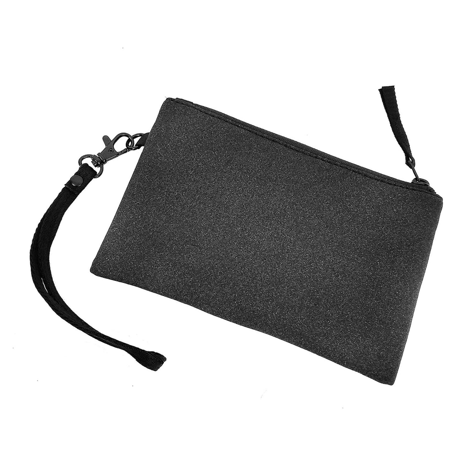 Smassy Wristlet Pouch Negro - Clutch Unisex Resistente al Agua