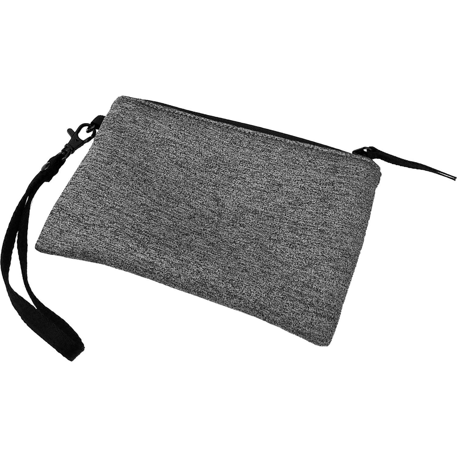 Smassy Wristlet Pouch Negro - Clutch Unisex Resistente al Agua