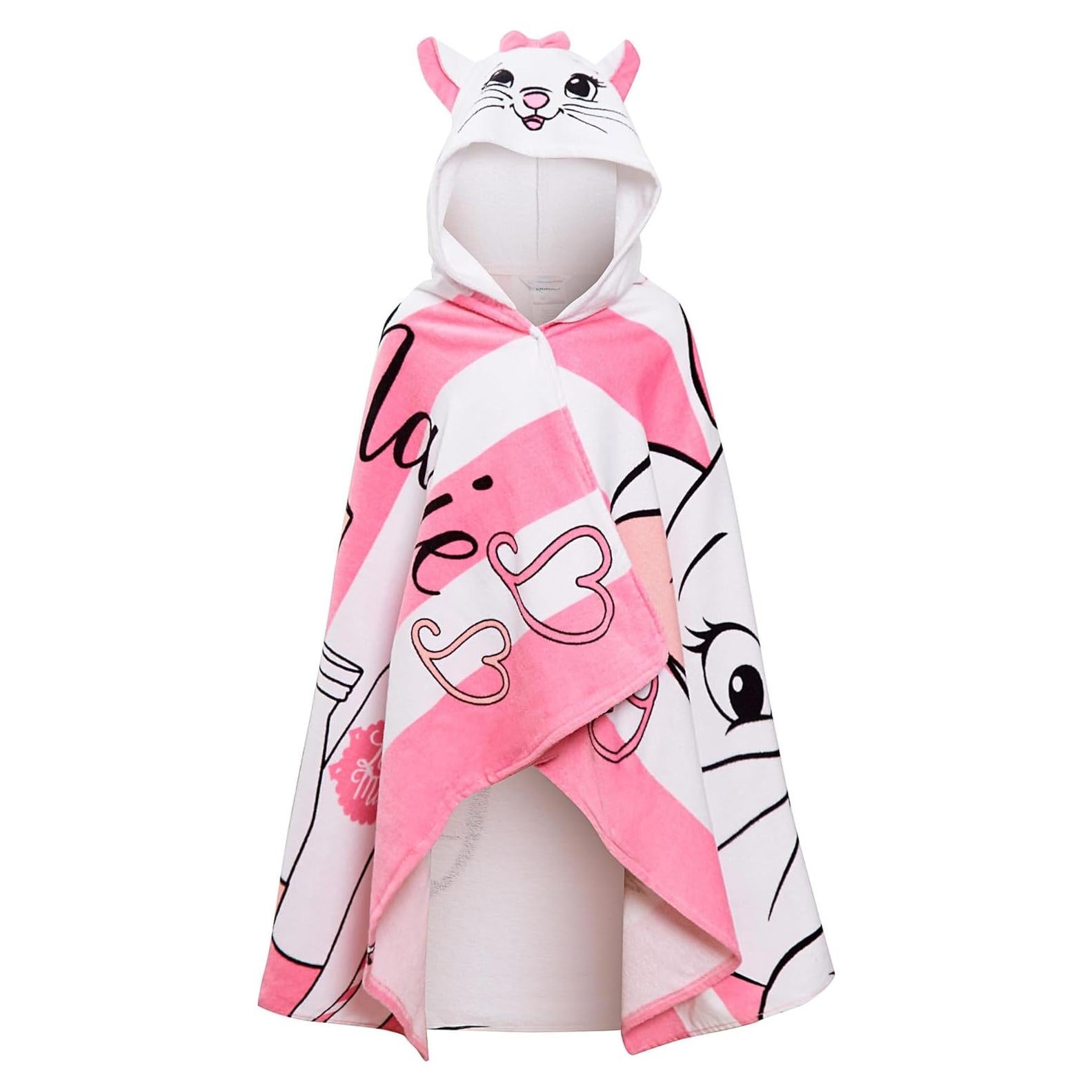 Toalla con Capucha Disney Marie 125x75cm 100% Algodón