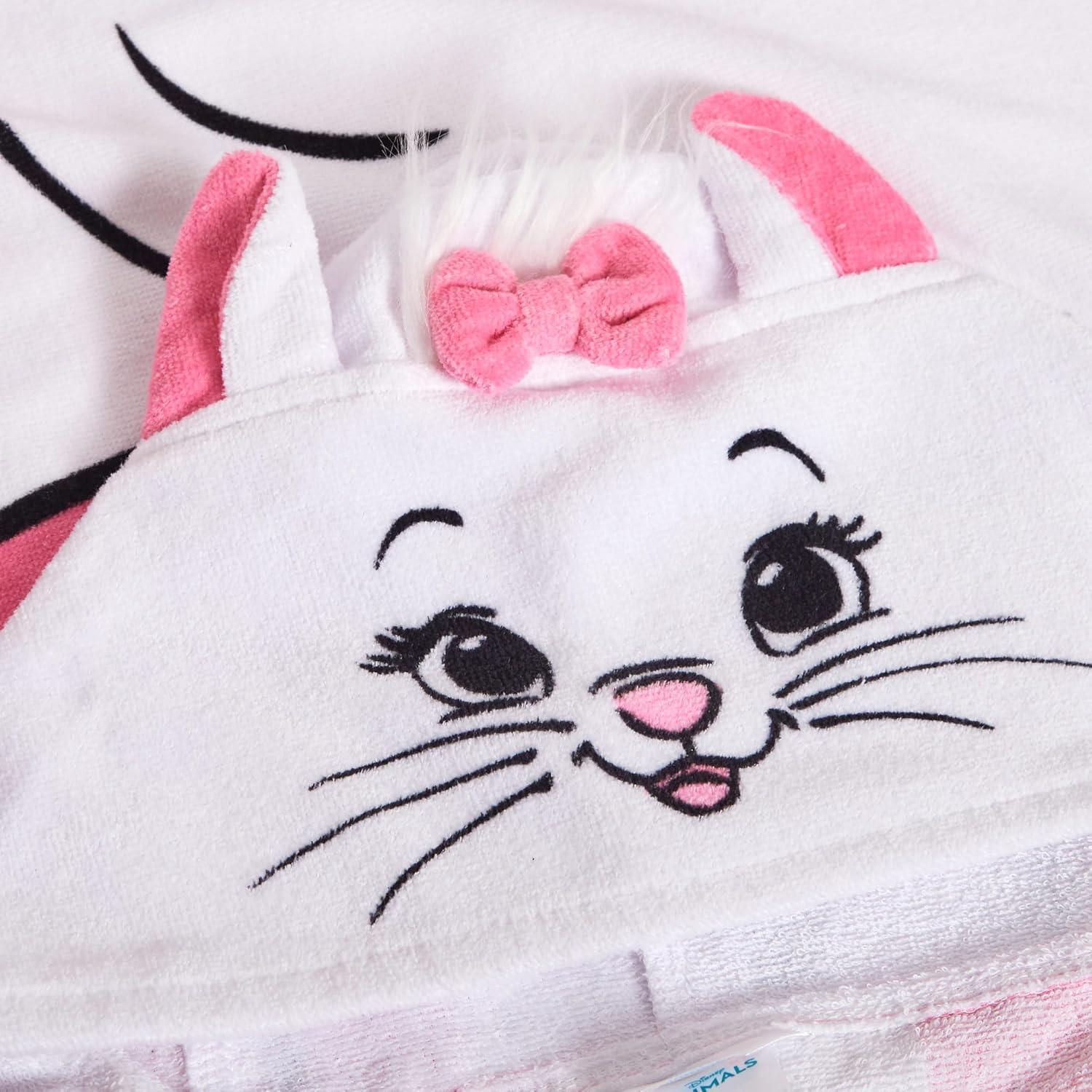 Toalla con Capucha Disney Marie 125x75cm 100% Algodón