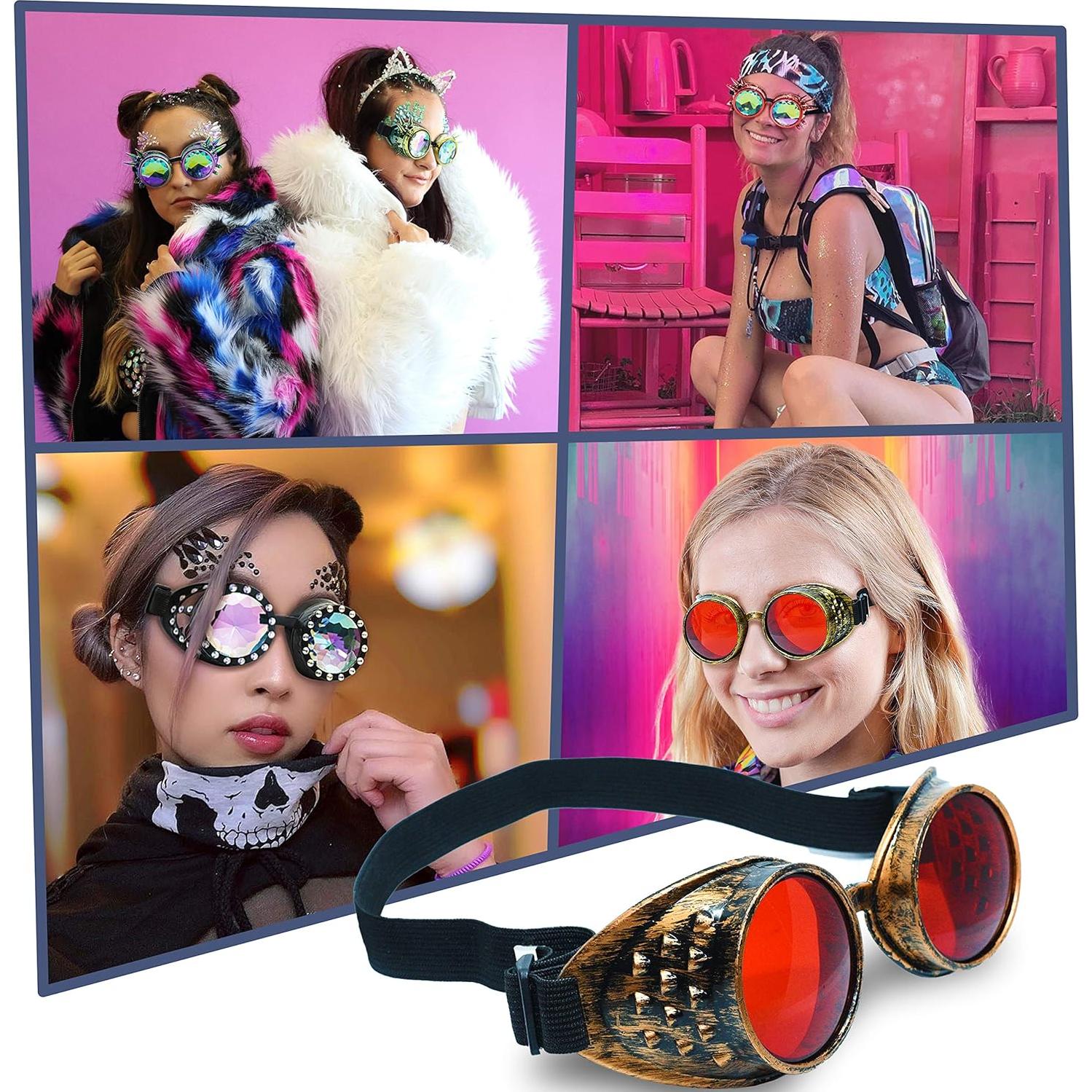Gafas Kaleidoscopio SoJourner Bags - Accesorios para Raves