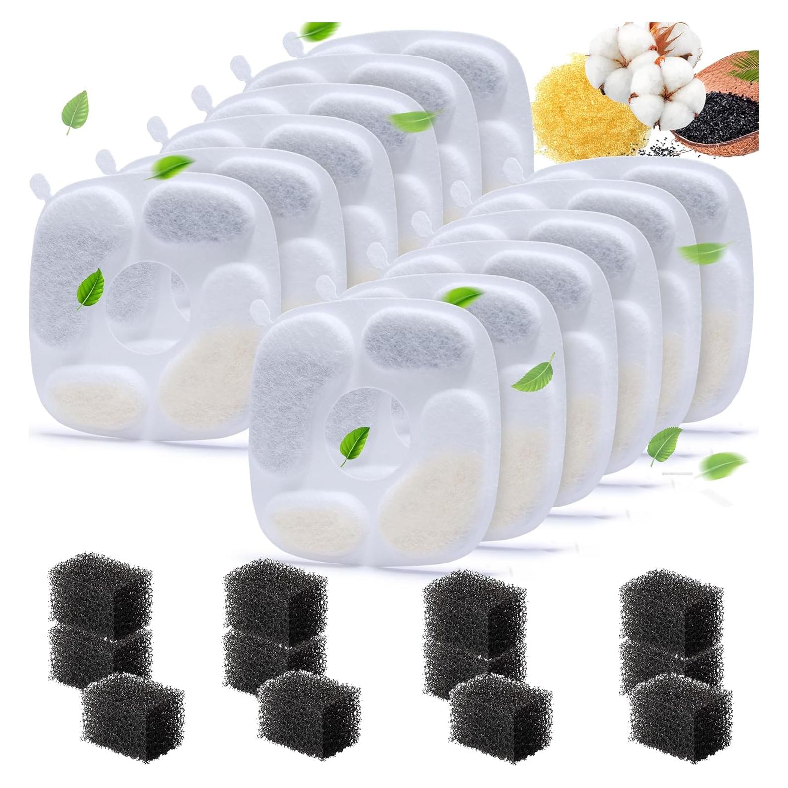 Filtros de Reemplazo para Fuente de Agua RBAYSALE - 24 Piezas