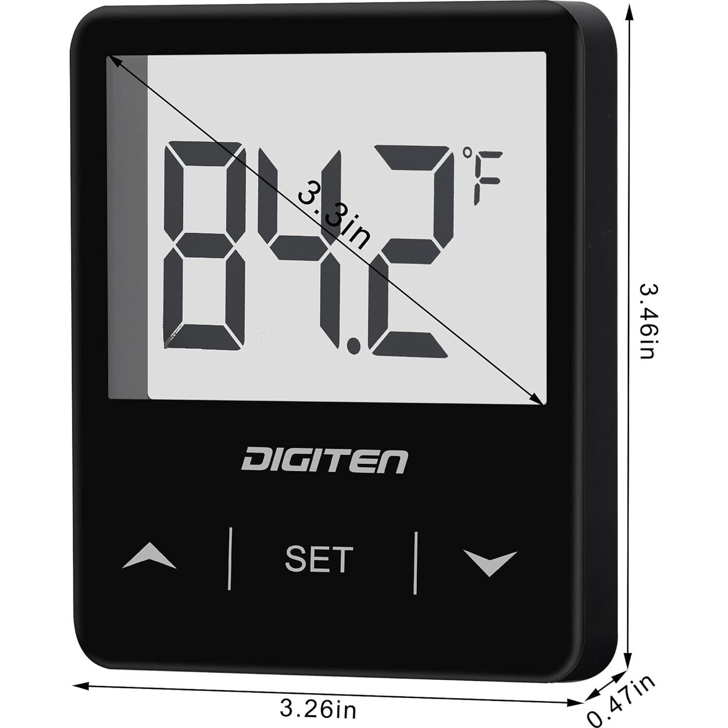 Termómetro Digital para Acuario DIGITEN AT33-B con Pantalla LCD