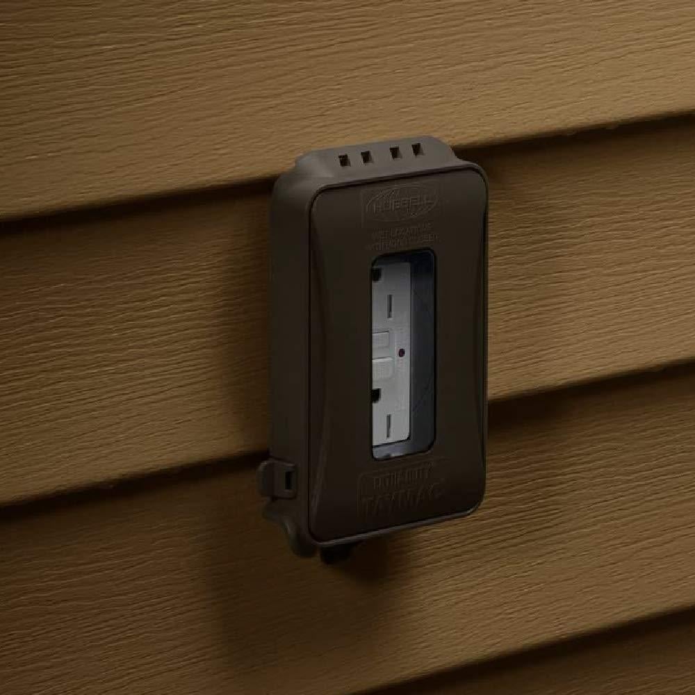 Cubierta de Enchufe Eléctrico TayMac ML500 1 Gang Bronce