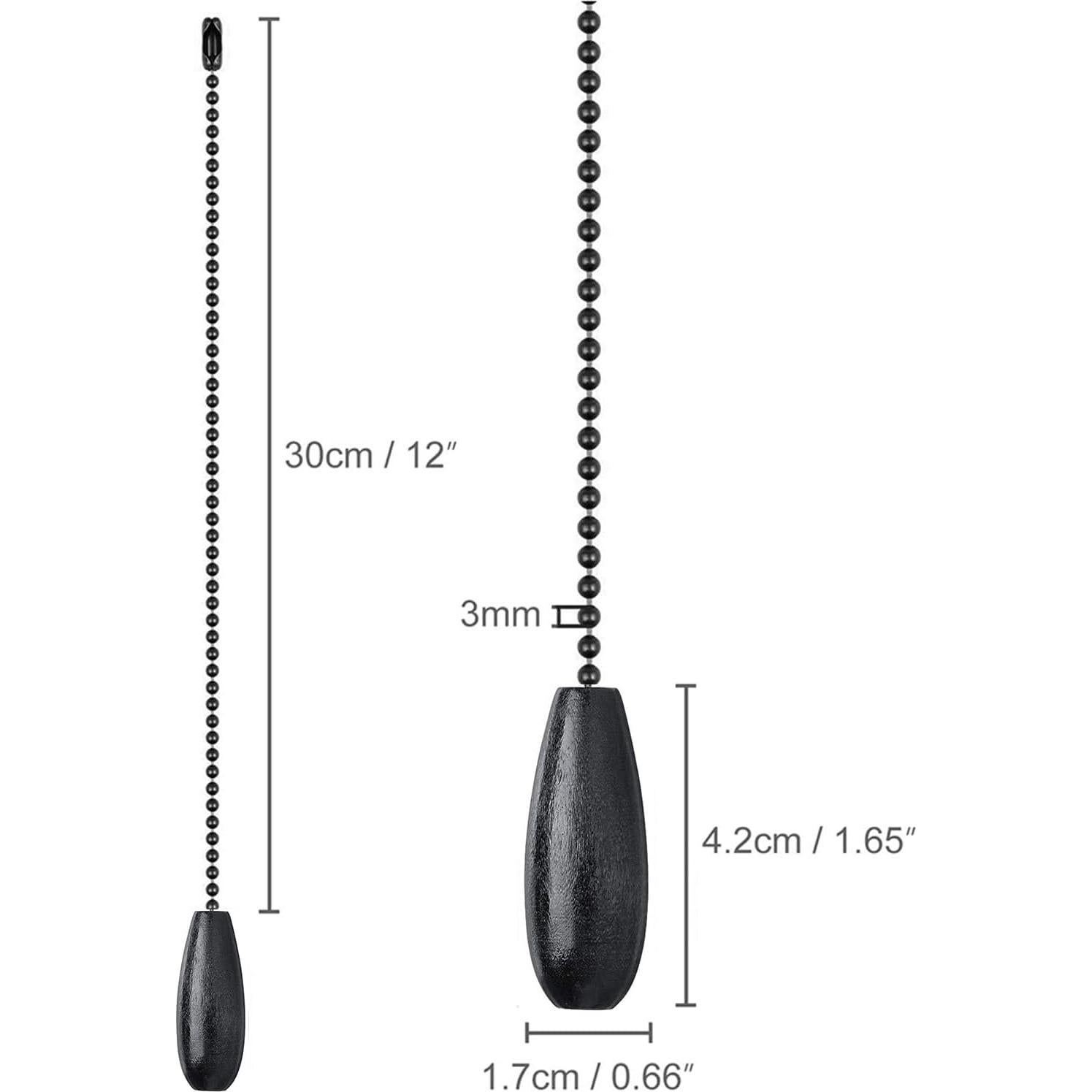 2 Cadenas de Extensión para Ventilador de Techo Dotlite 30cm