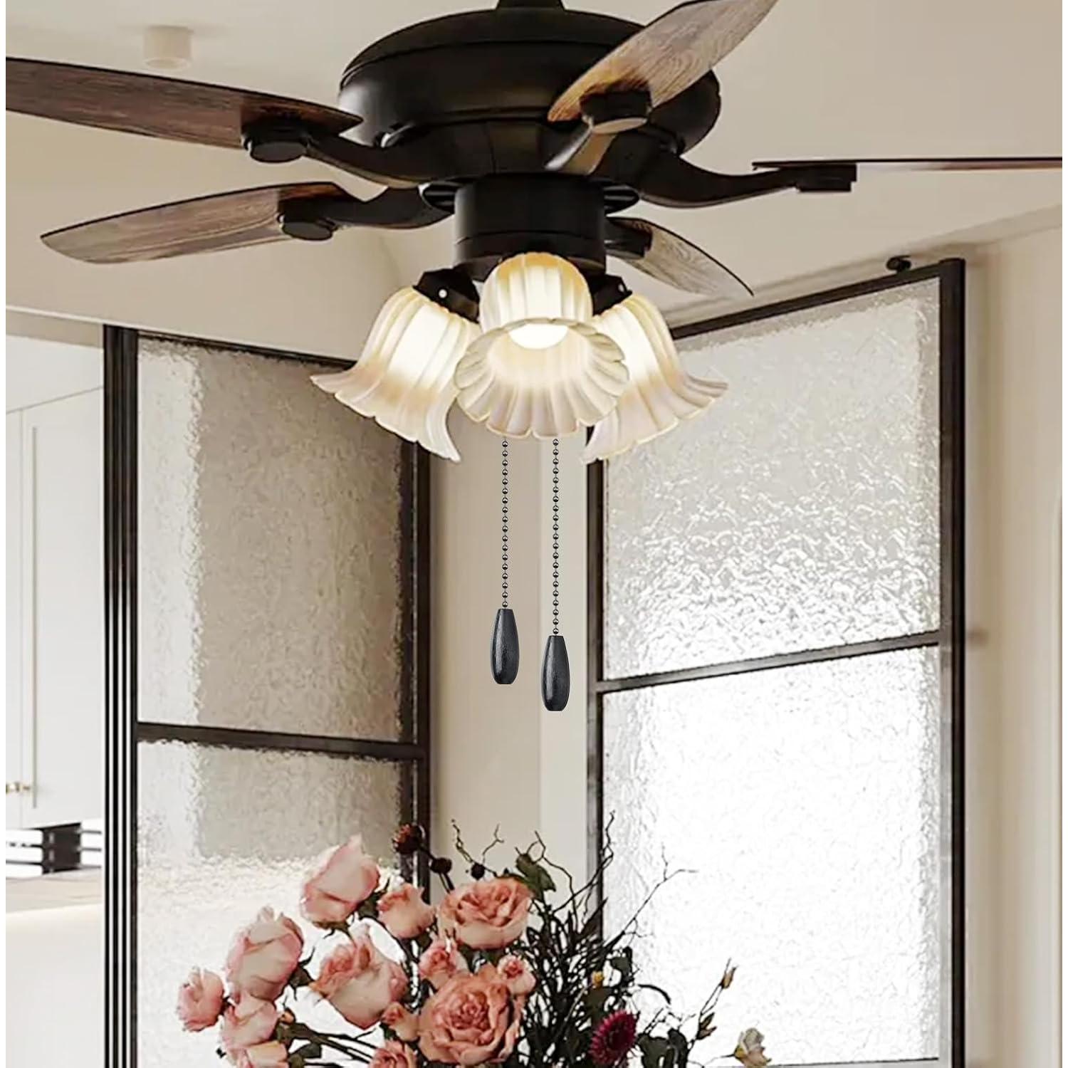 2 Cadenas de Extensión para Ventilador de Techo Dotlite 30cm