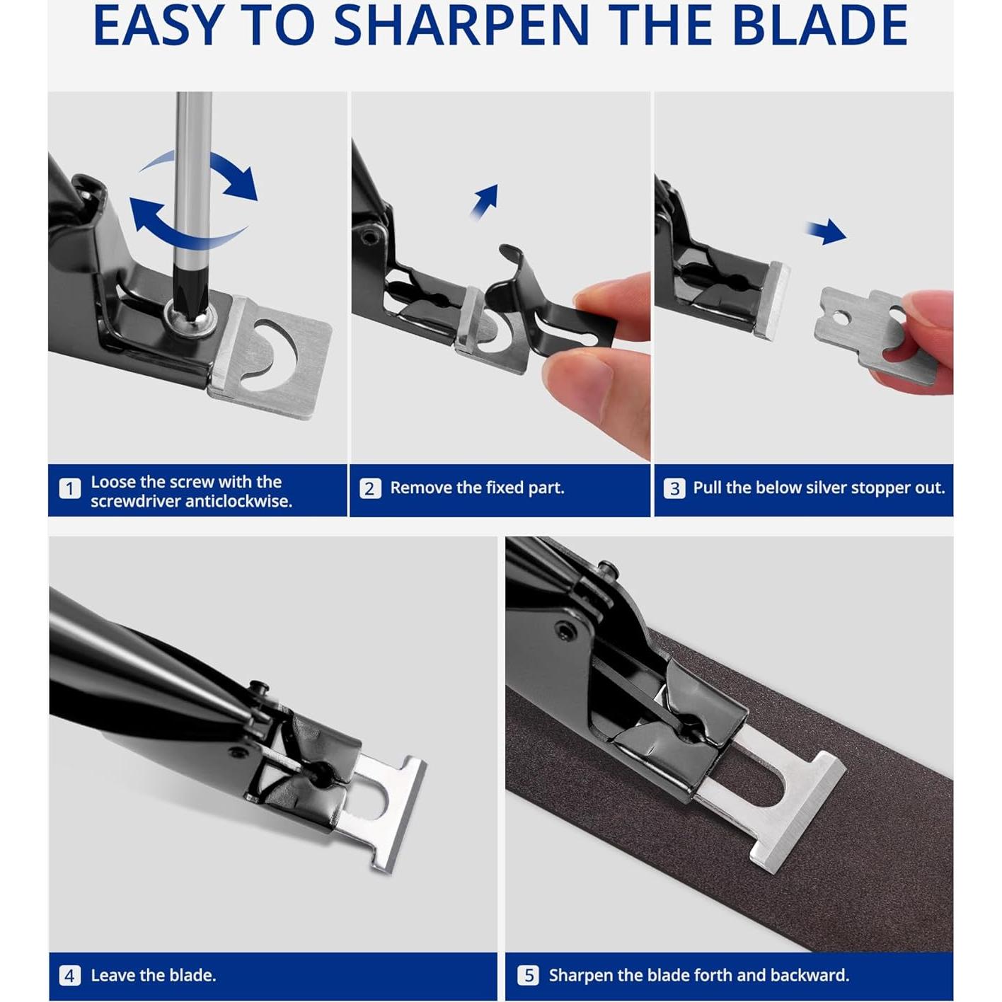 Cortauñas Profesional AIRSEE Ajustable Acero Inoxidable Negro