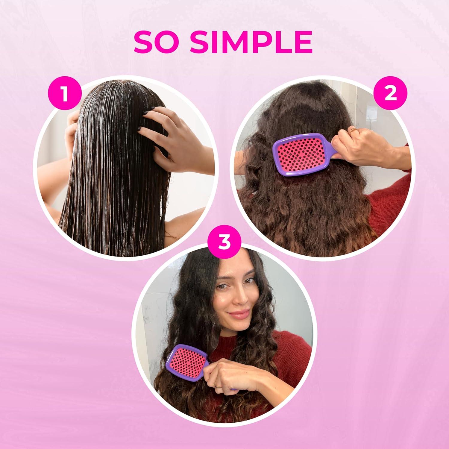 Cepillo Desenredante Ventilado FHI Heat UNbrush Púrpura Eléctrico