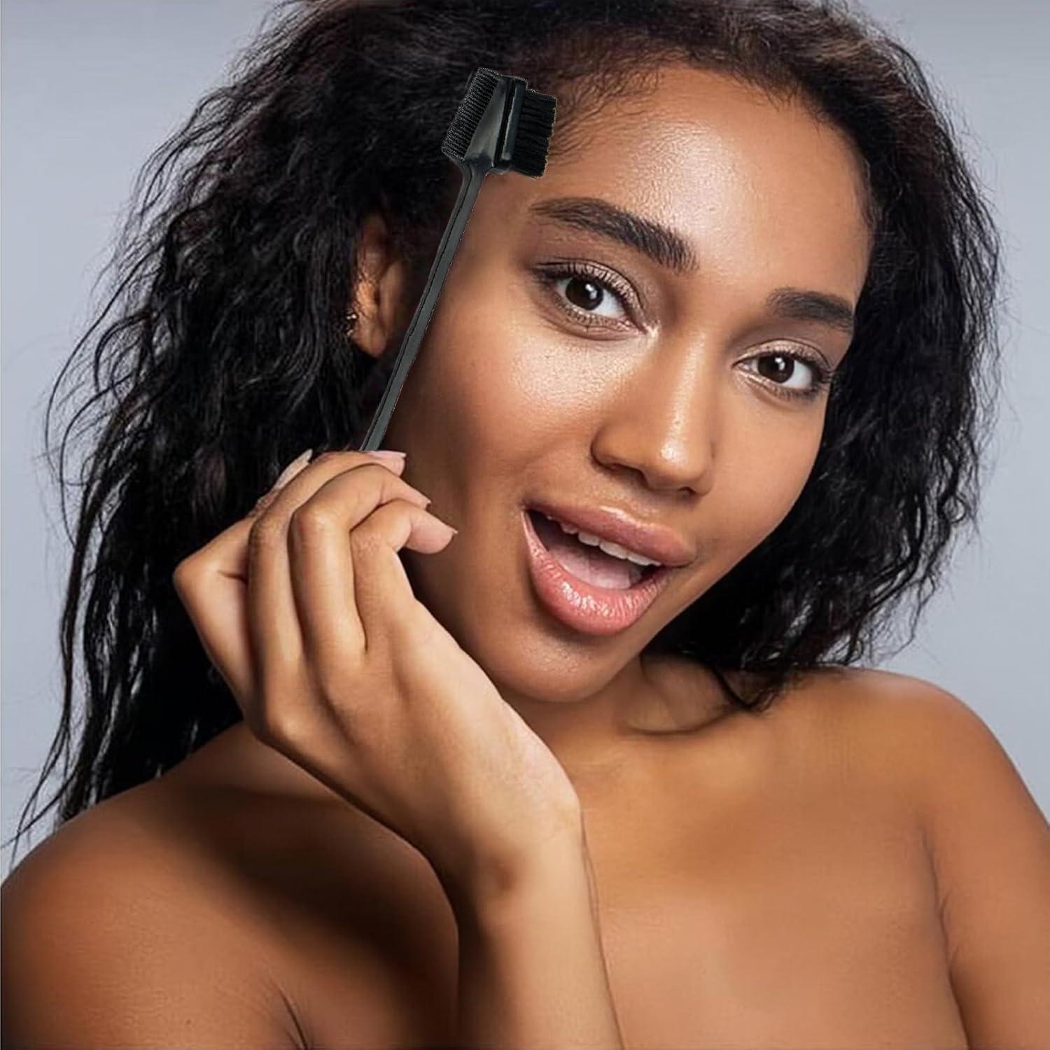 Juego de 2 Cepillos de Bordes Doble Cara Luwigs - Cerdas de Jabalí