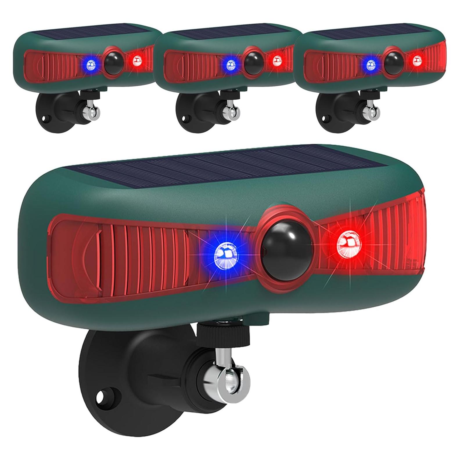 Alarma Solar de Movimiento Anizoowu 130dB con Luz Estroboscópica