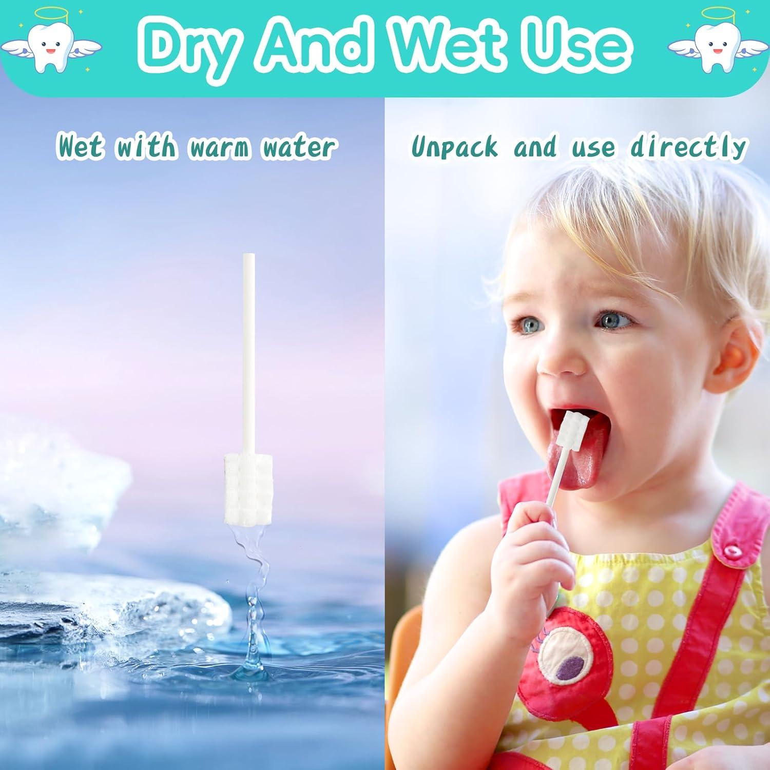 Limpiador Oral para Bebés Esonto 32 Piezas Beige