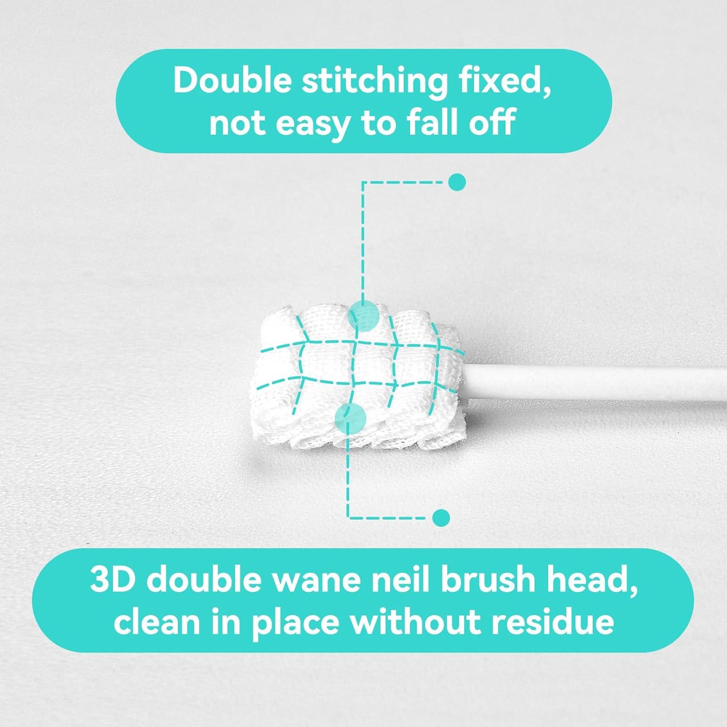 Limpiador Oral para Bebés Esonto 32 Piezas Beige