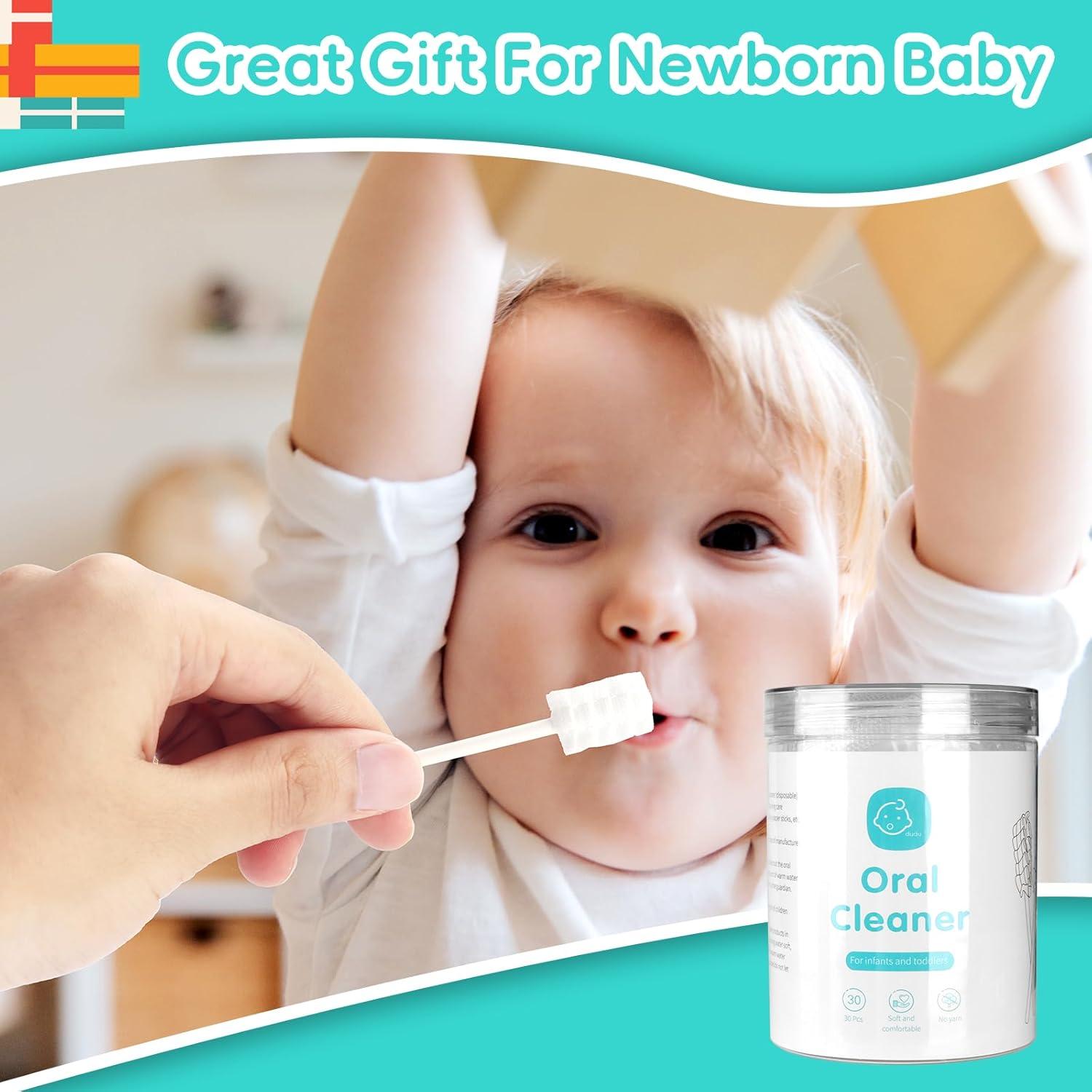 Limpiador Oral para Bebés Esonto 32 Piezas Beige