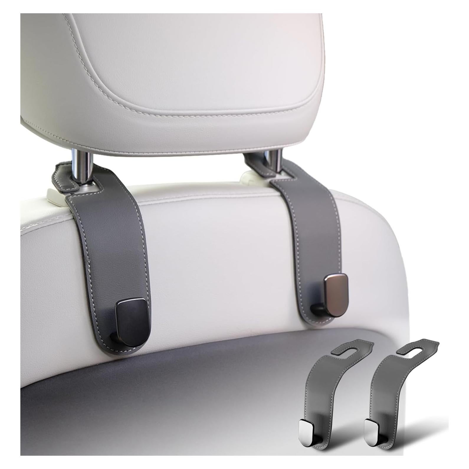 Gancho para Reposacabezas de Coche Ompellus OP-BGT3 - 2 Piezas Gris