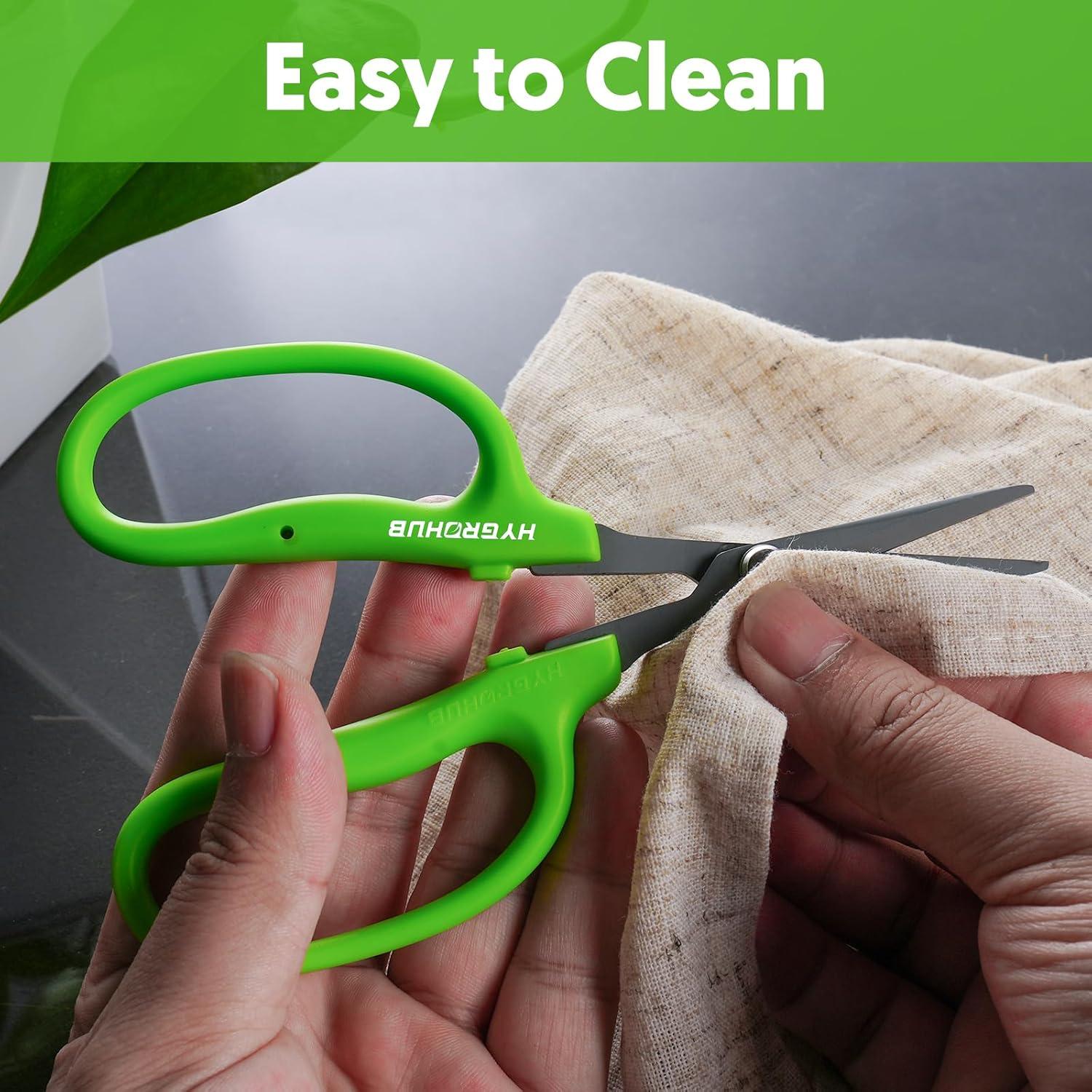 Tijeras de Jardín Hygrohub 15cm Acero Inoxidable Antiadherente