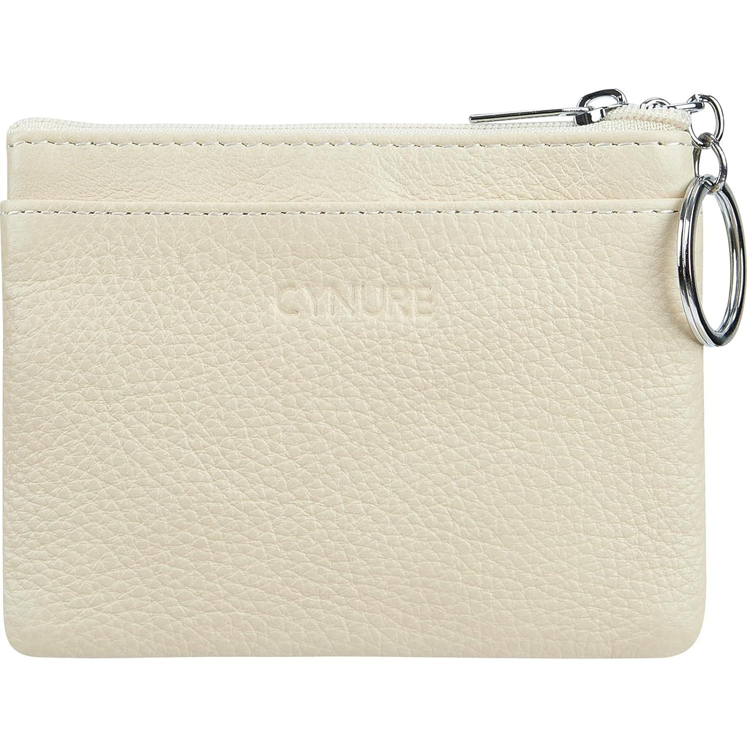 Monedero de Cuero Genuino Cynure para Mujeres 11x9 cm