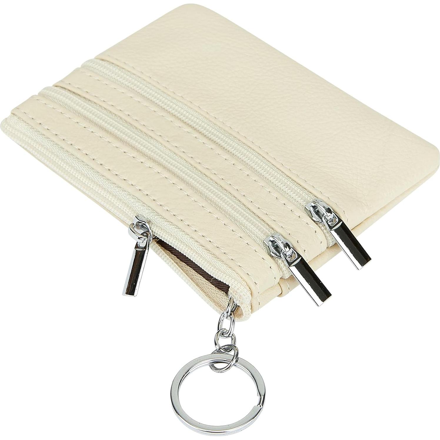 Monedero de Cuero Genuino Cynure para Mujeres 11x9 cm