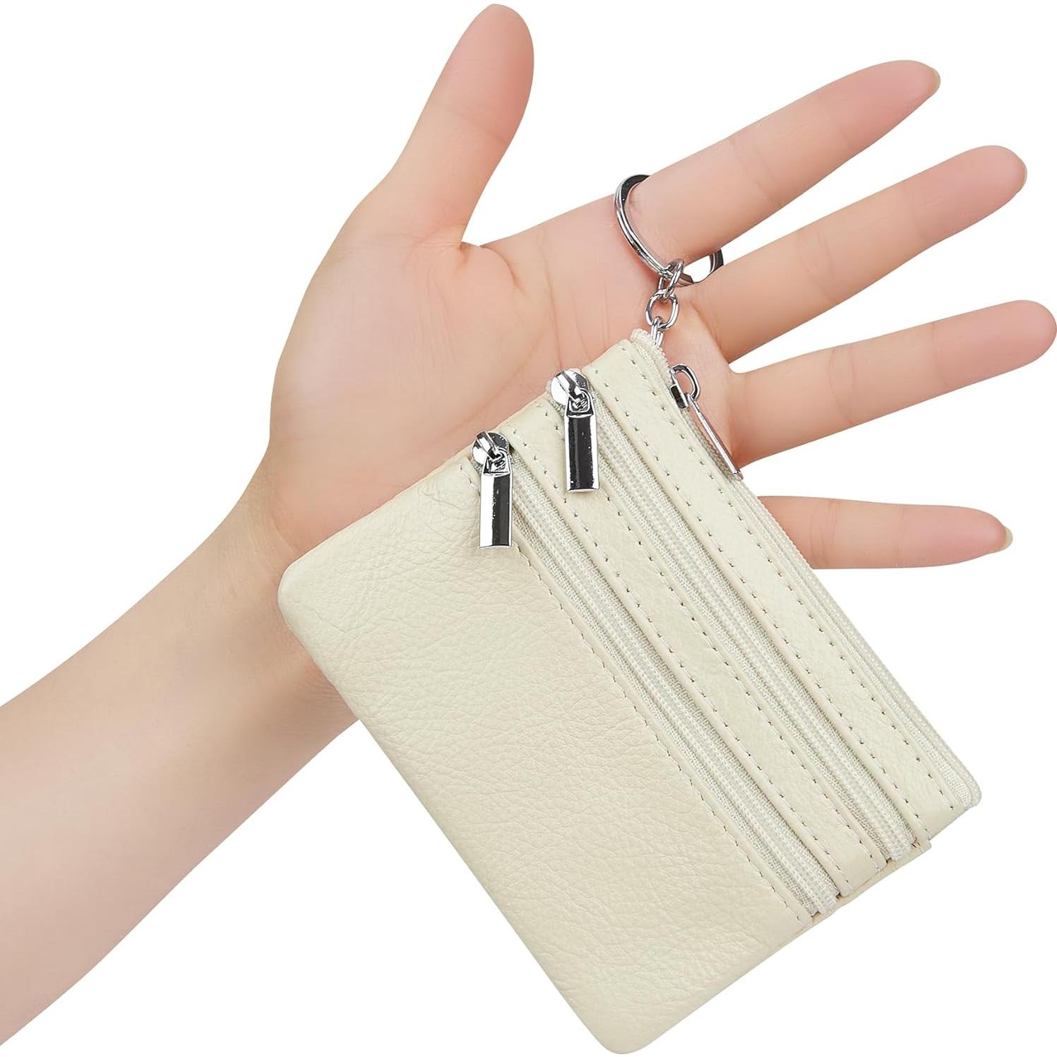 Monedero de Cuero Genuino Cynure para Mujeres 11x9 cm