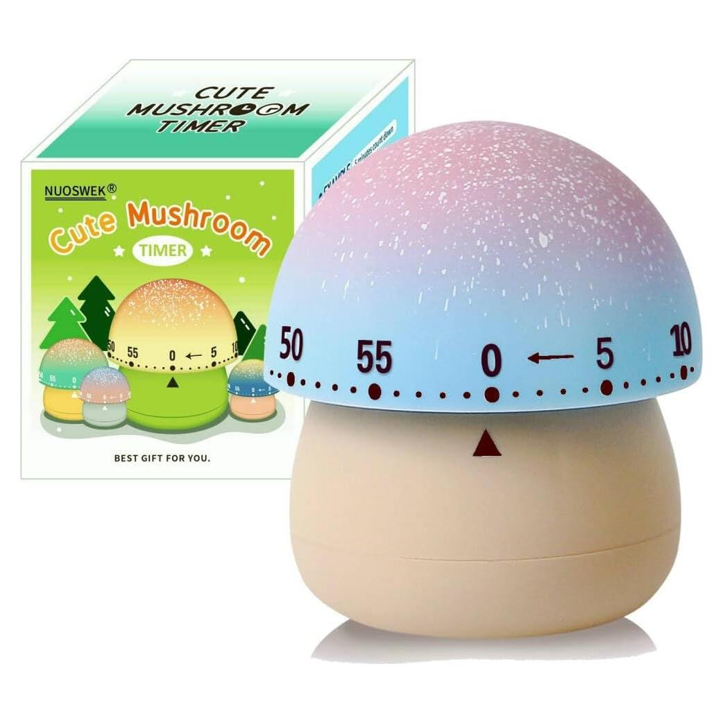 Temporizador de Cocina Mecánico NUOSWEK 60 Minutos Beige