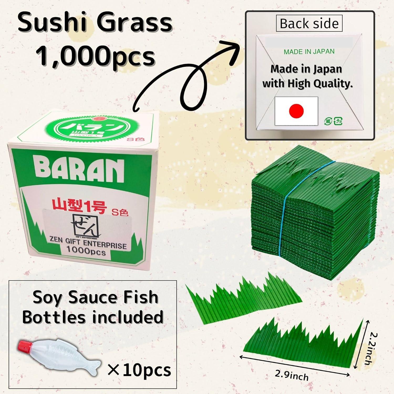 Baran de Sushi Japonés ZEN GIFT 1000 Piezas Verde
