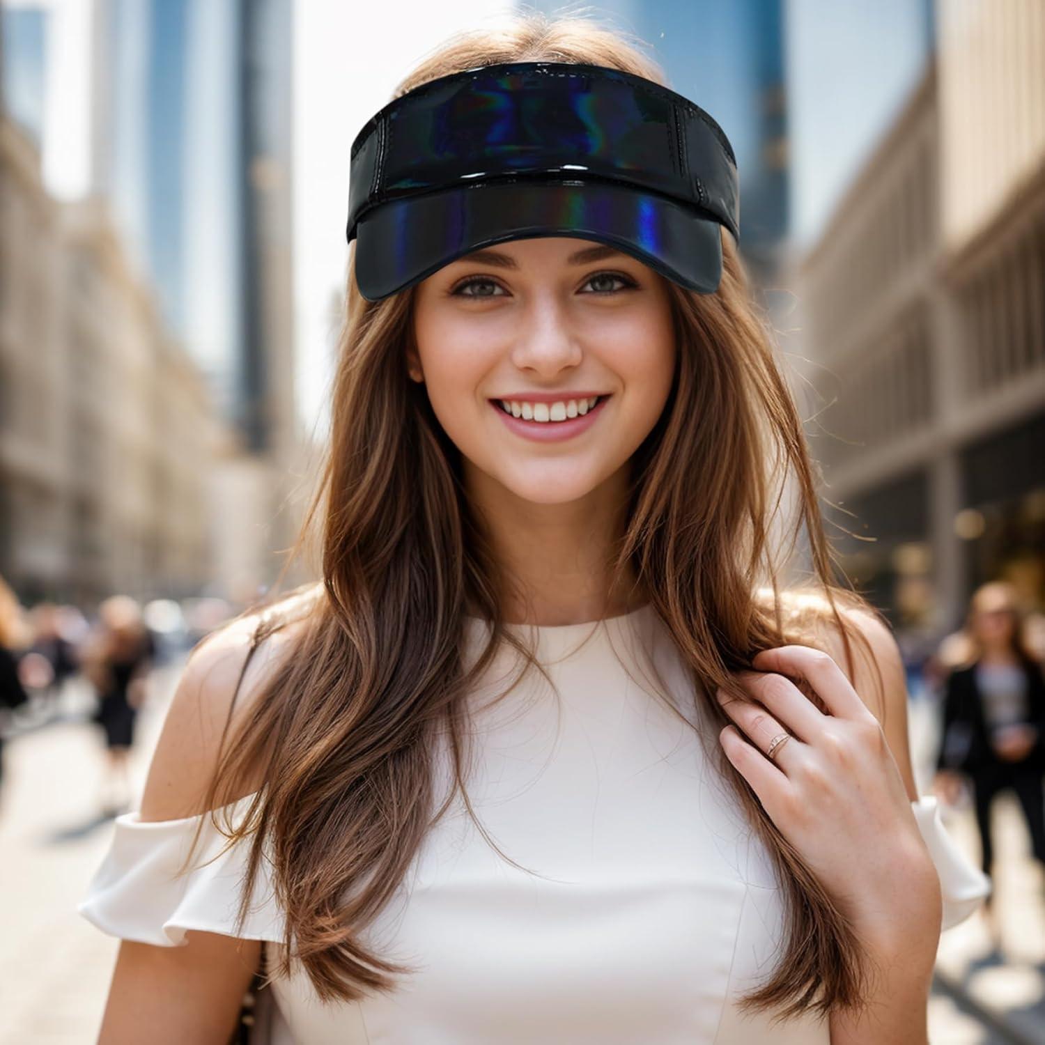 Sombrero Visor de Sol Ajustable Marrywindix Unisex Negro