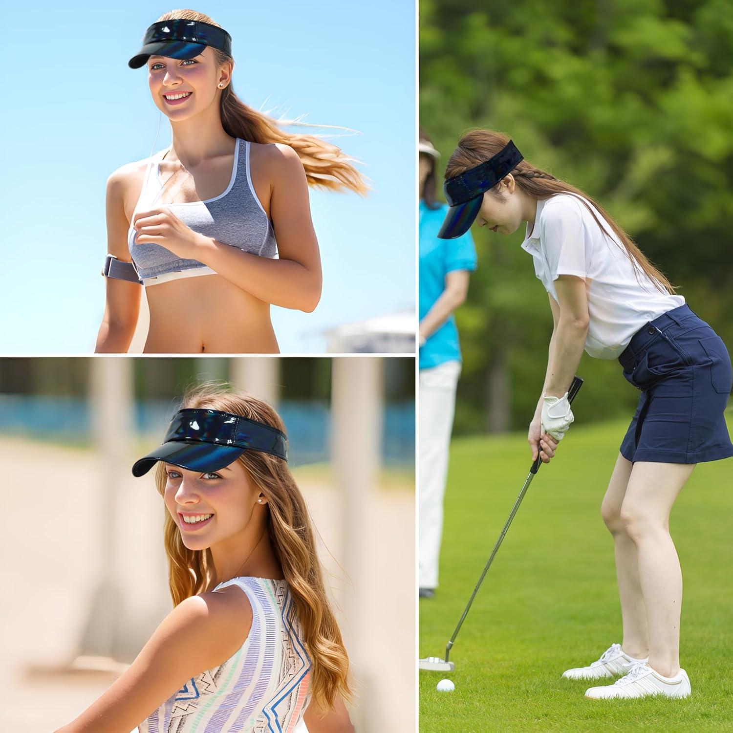 Sombrero Visor de Sol Ajustable Marrywindix Unisex Negro