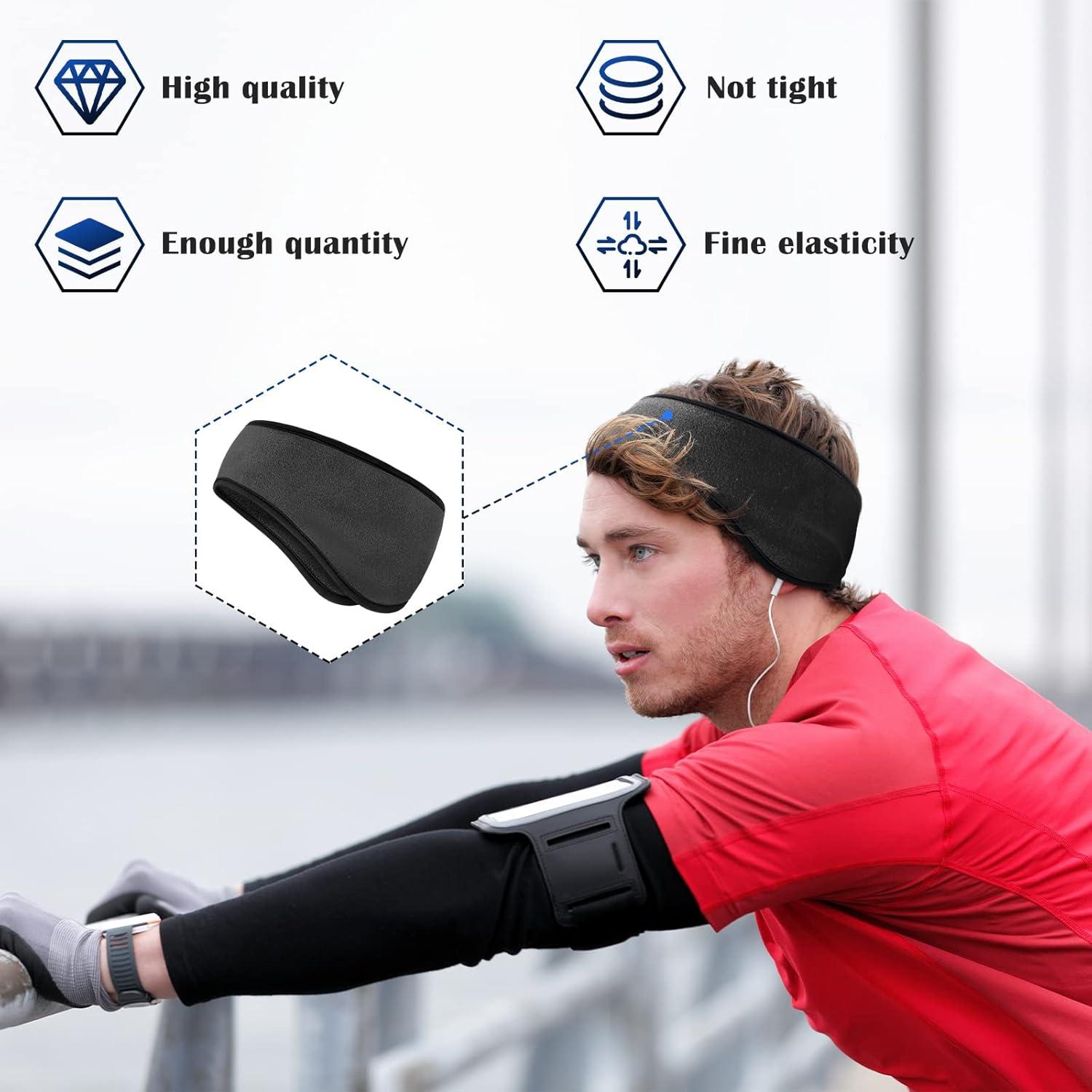 Banda para la cabeza de forro polar Hungdao 24 Pcs - Calentadores de oídos