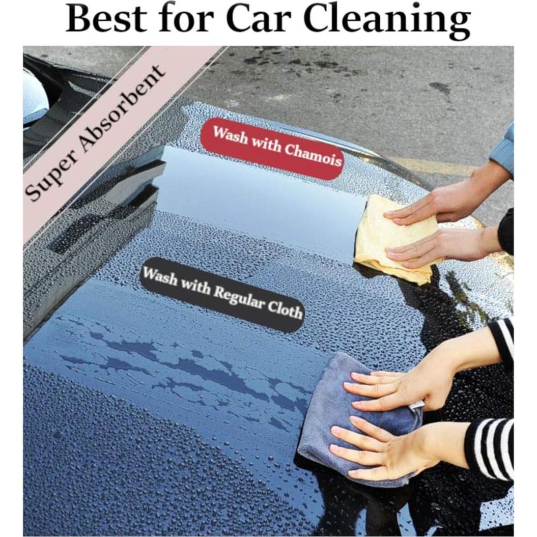 Paño de Secado Chamois SHEEPSKIN ELITE 7.25 m² Cuero Absorbente