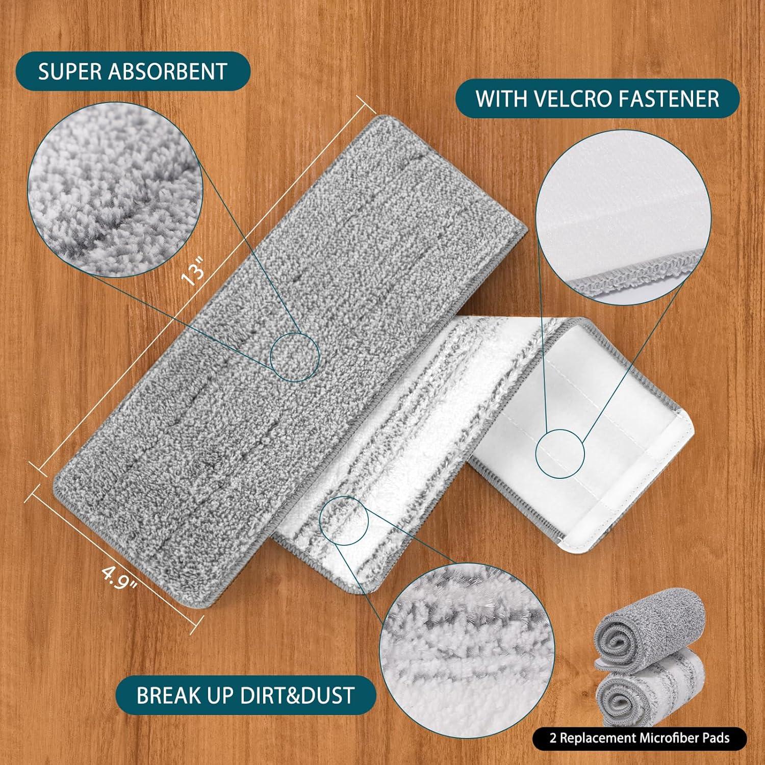 Paños de Reemplazo para Mopa Plana JOYMOOP 33x12.4 cm Microfibra