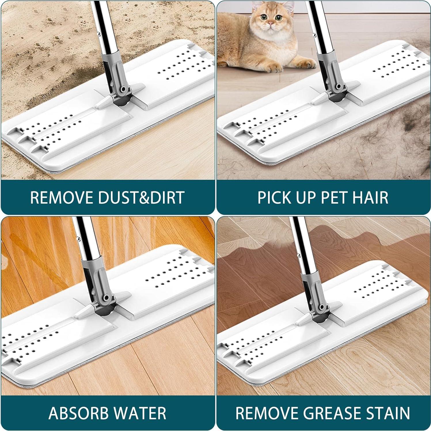 Paños de Reemplazo para Mopa Plana JOYMOOP 33x12.4 cm Microfibra