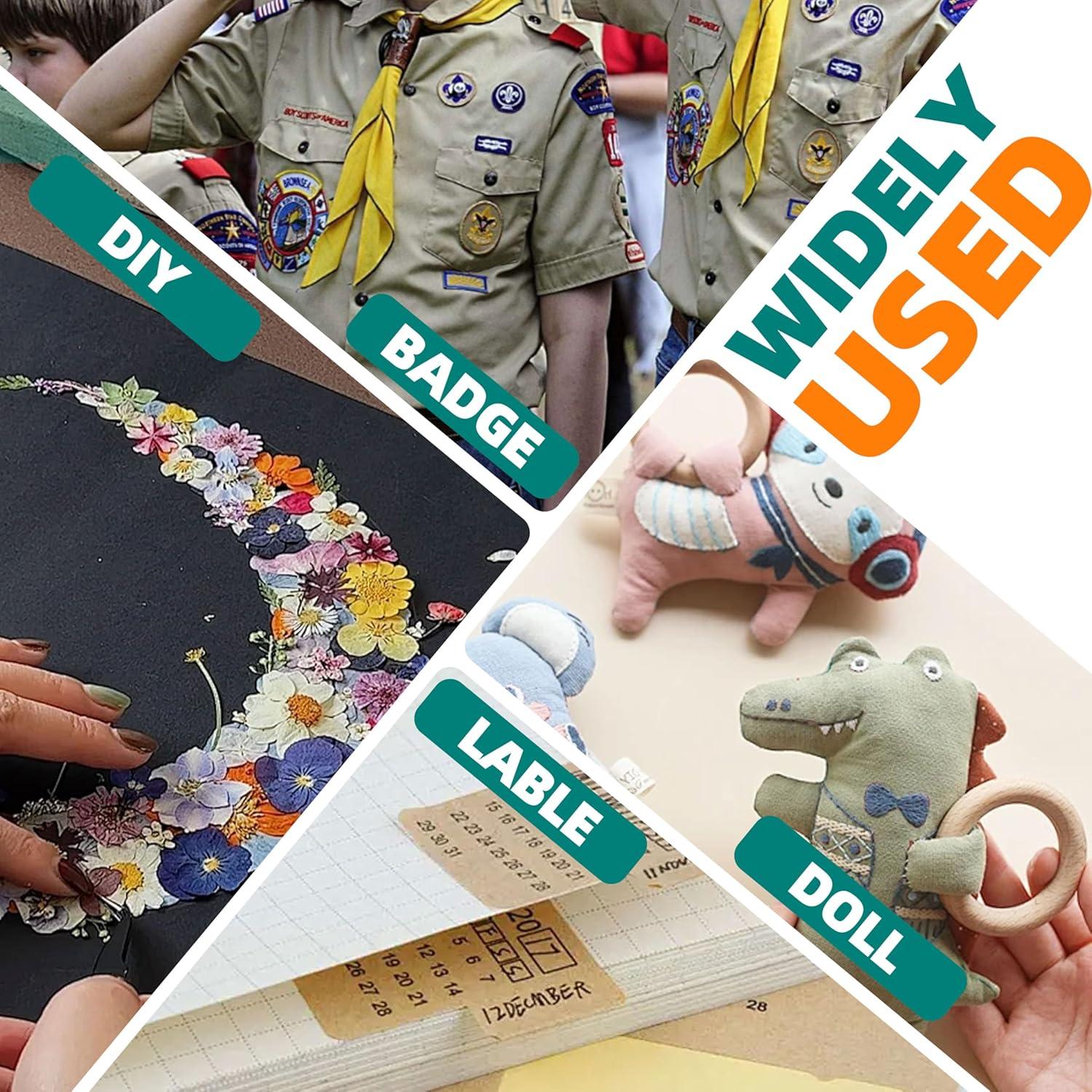 Adhesivo Doble Cara ONine para Parches Girl Scout 2 Paquete