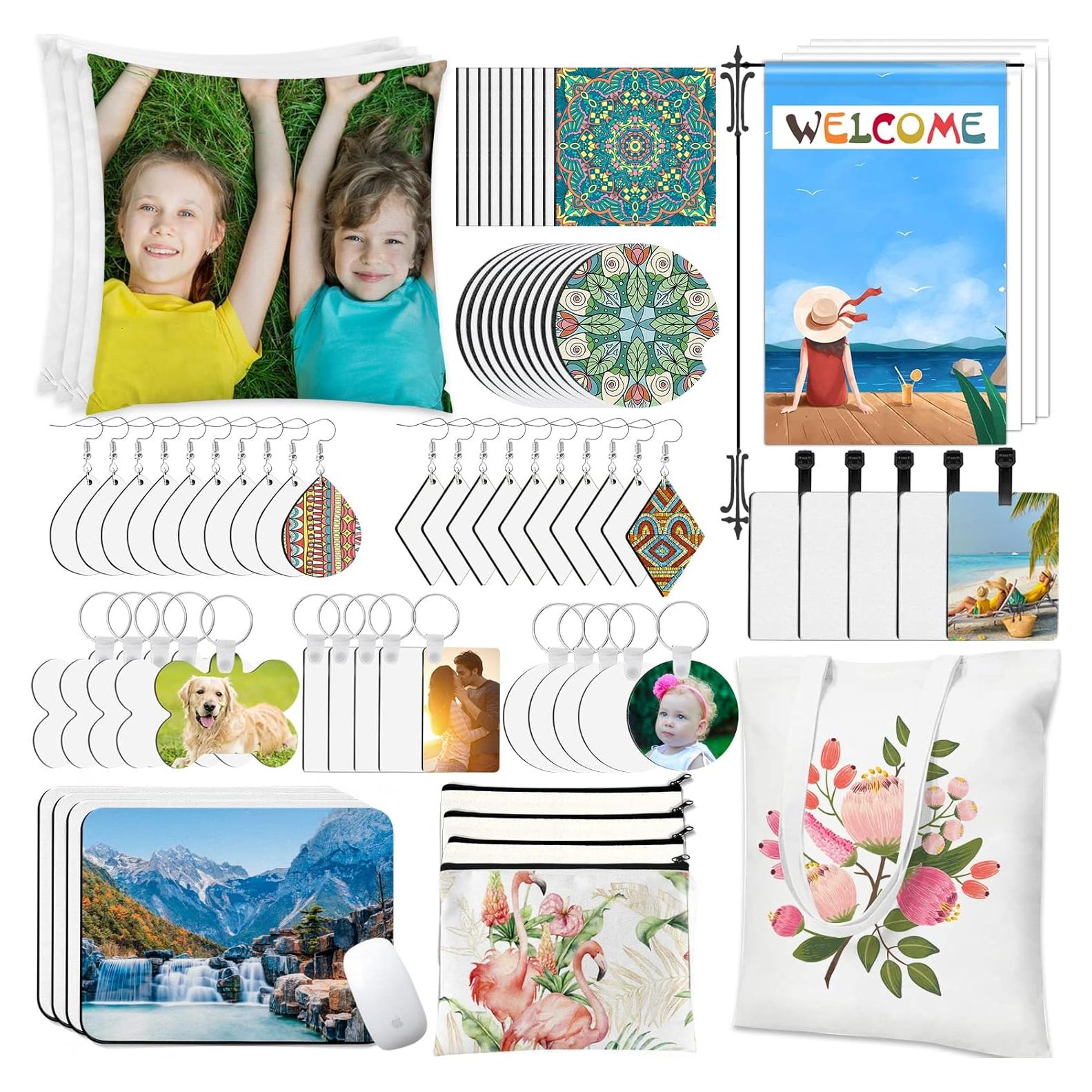 Kit de Sublimación NEOACT 132 Piezas para Manualidades DIY