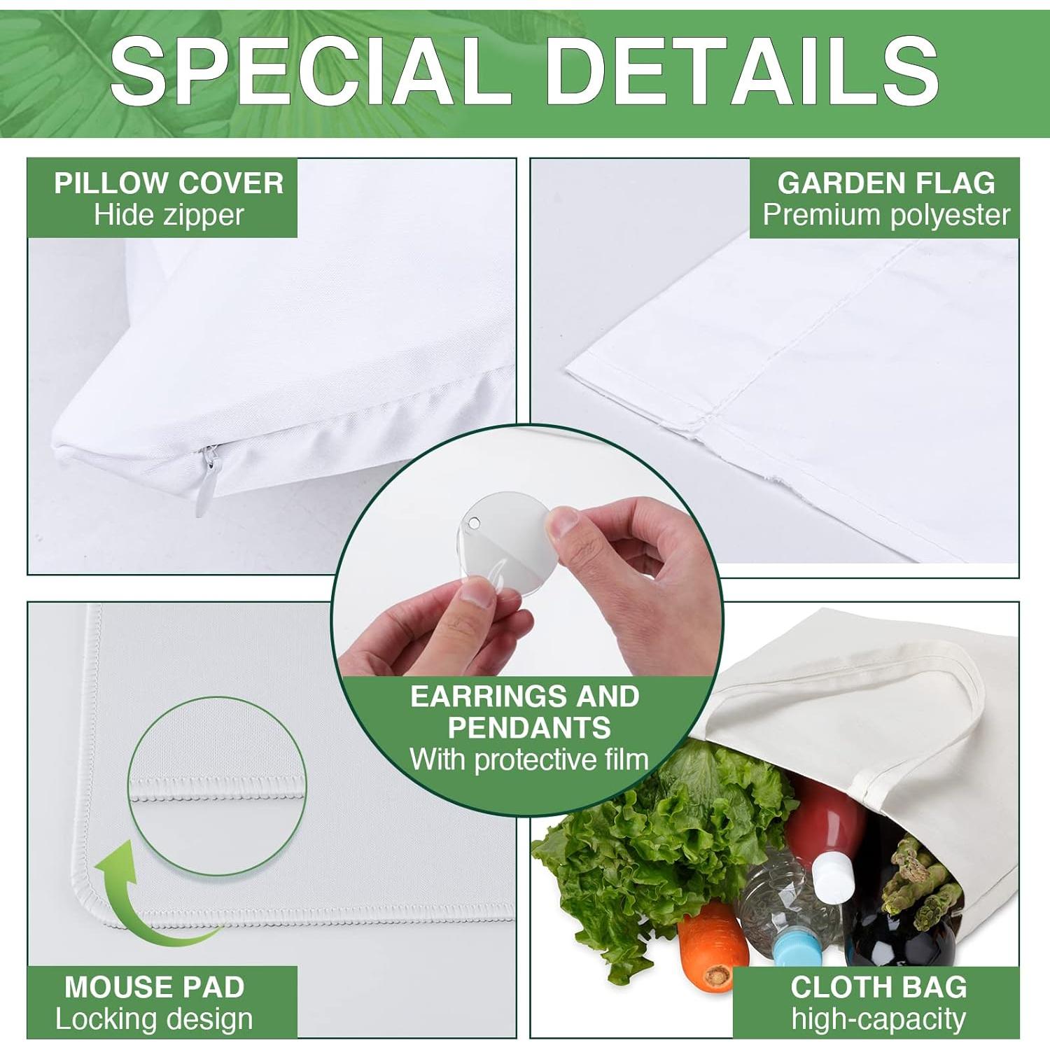 Kit de Sublimación NEOACT 132 Piezas para Manualidades DIY