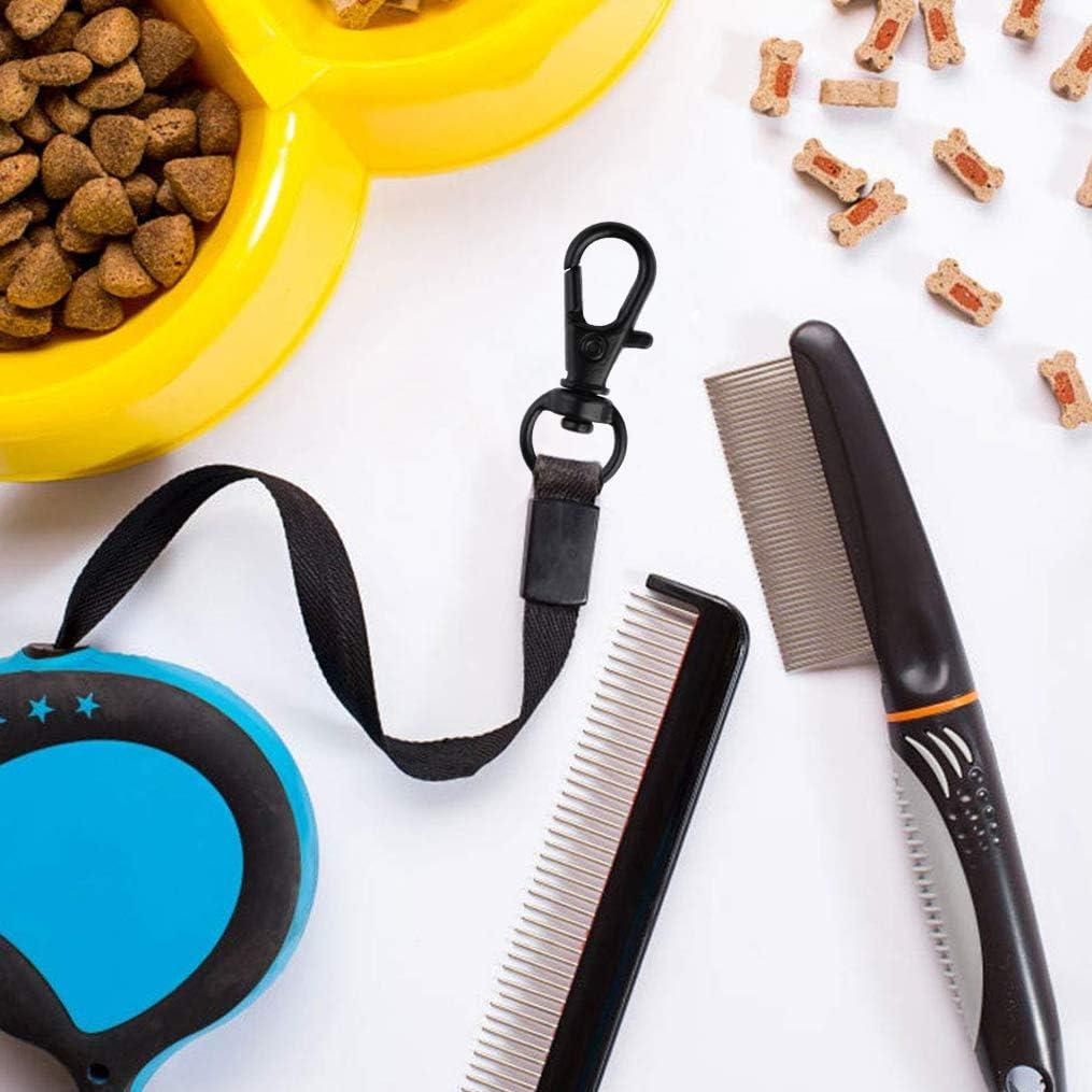 50 Ganchos Giratorios de Metal cnomg 32mm Negro Multiusos