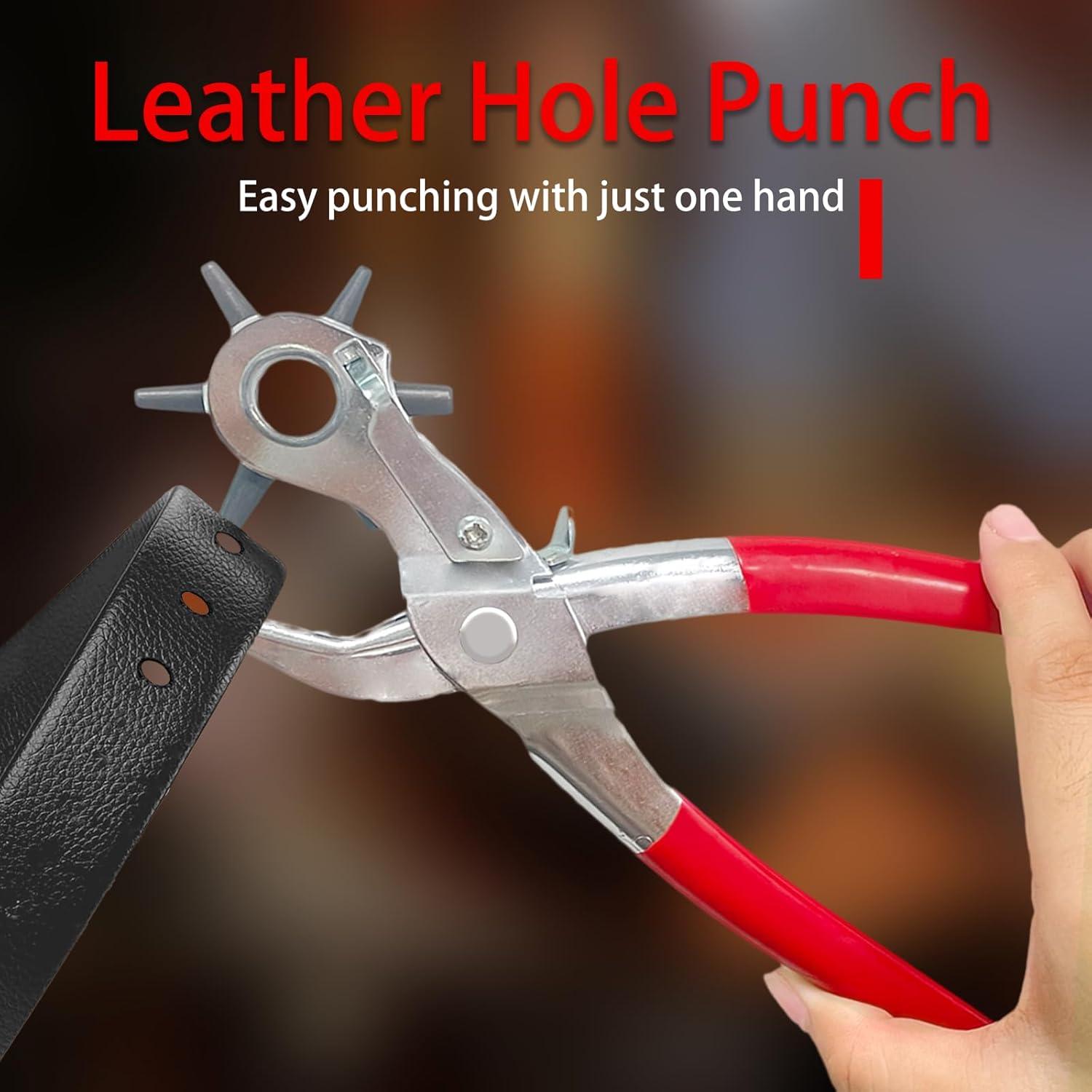 Perforador de Agujeros para Cinturones Adorox - 6 Tamaños